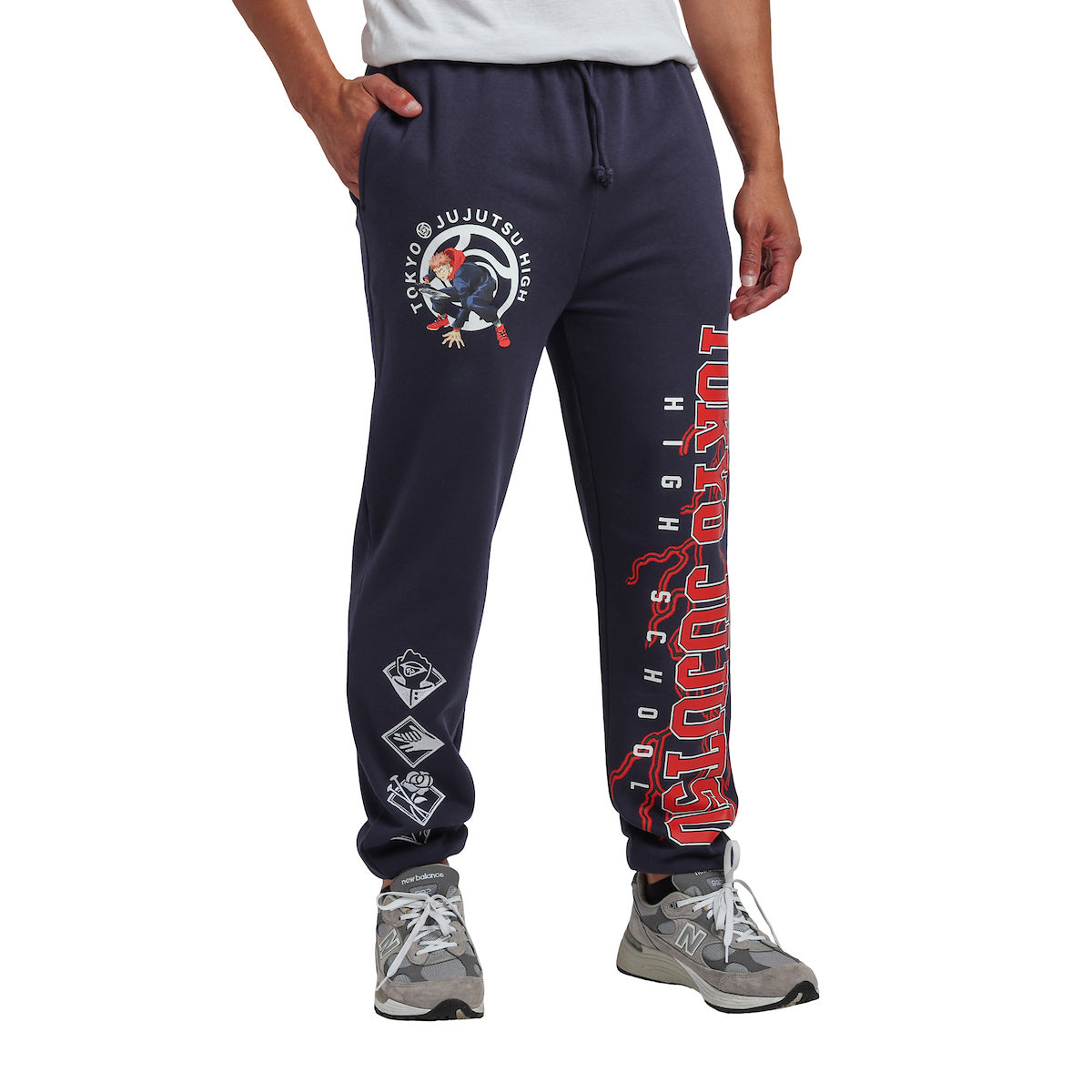 Jujutsu Kaisen Tokyo Jujutsu High School Men's Blue Jogger Pants
