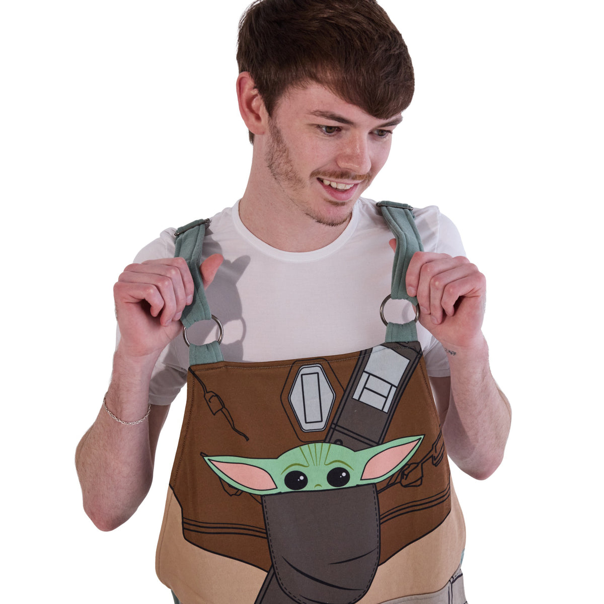 The Mandalorian Baby Grogu Carrier Men's Cosplay Union Suit