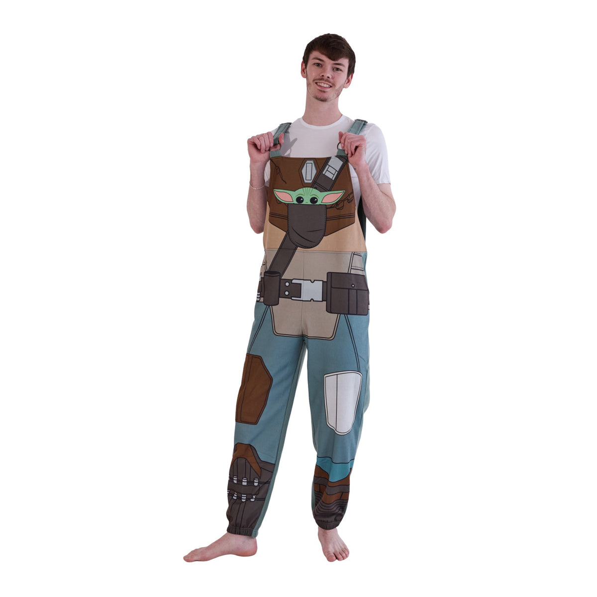 The Mandalorian Baby Grogu Carrier Men's Cosplay Union Suit