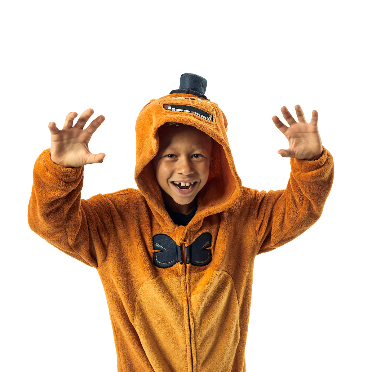 Five Nights At Freddy's Freddy Fazbear Youth Kigurumi With Hood