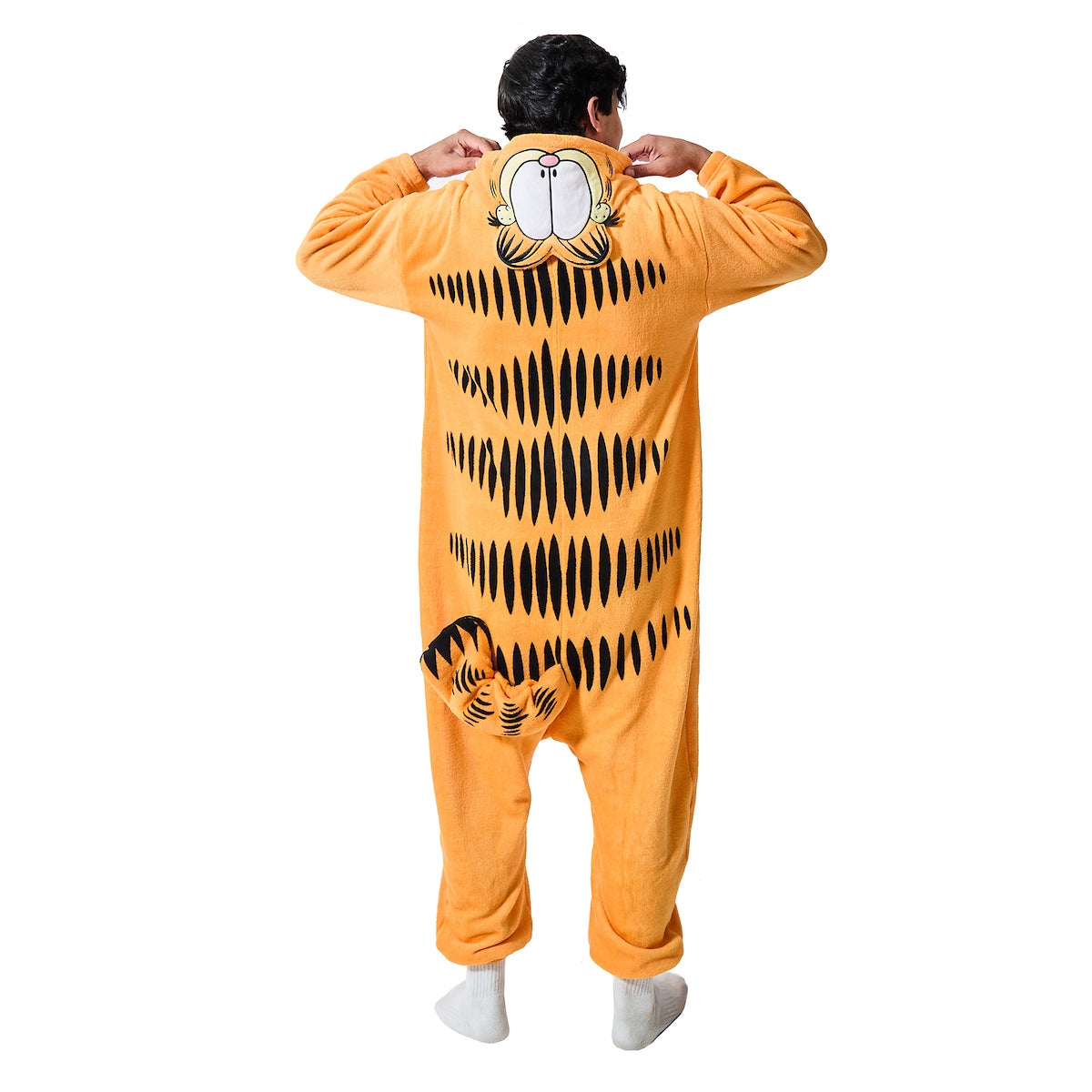 Garfield Men's Onesie Costume Kigurumi With Hood