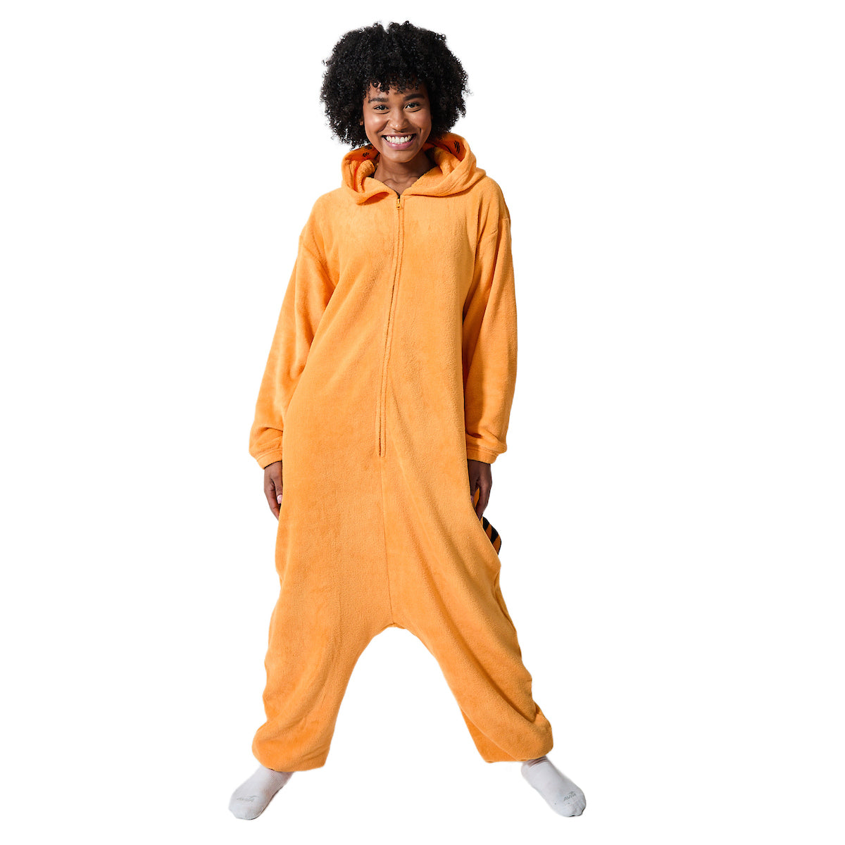 Garfield Men's Onesie Costume Kigurumi With Hood