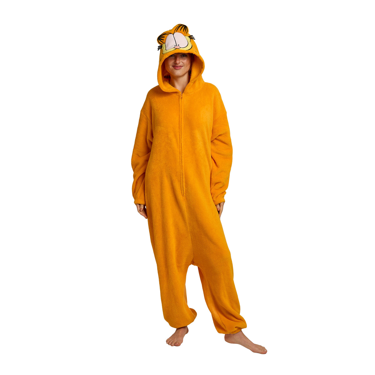 Garfield Men's Onesie Costume Kigurumi With Hood