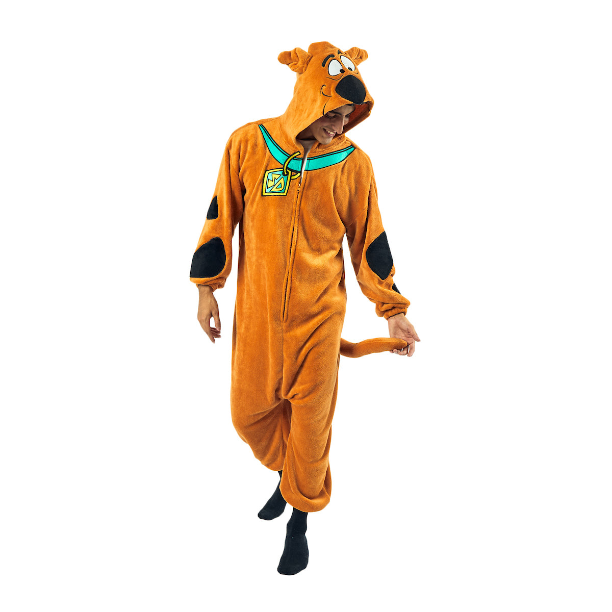 Scooby Doo Adult Onesie Costume Kigurumi Union Suit With Hood