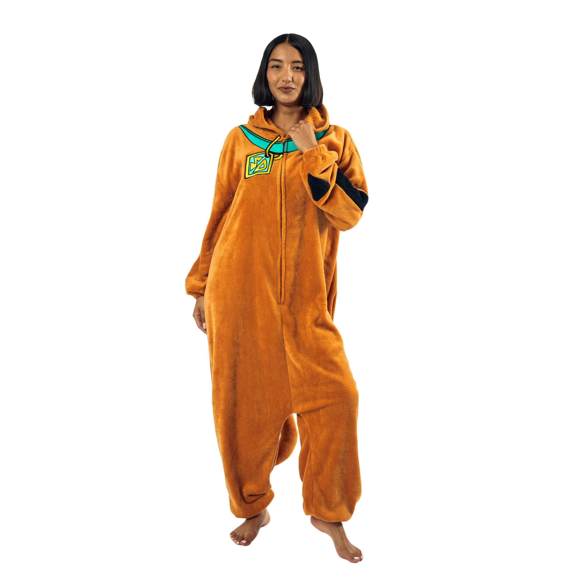Scooby Doo Adult Onesie Costume Kigurumi Union Suit With Hood