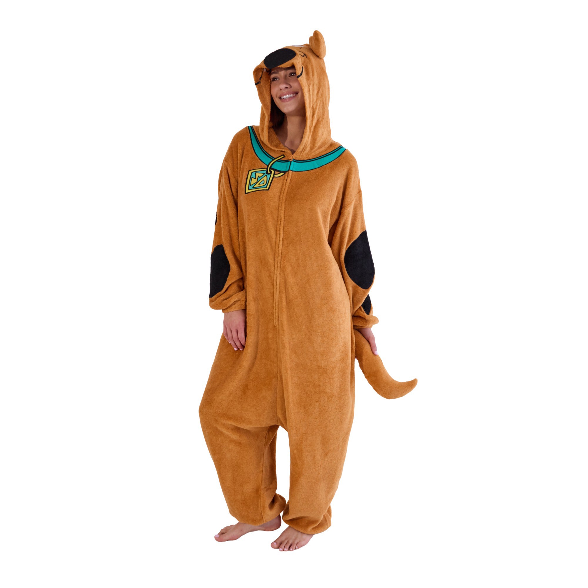 Scooby Doo Adult Onesie Costume Kigurumi Union Suit With Hood