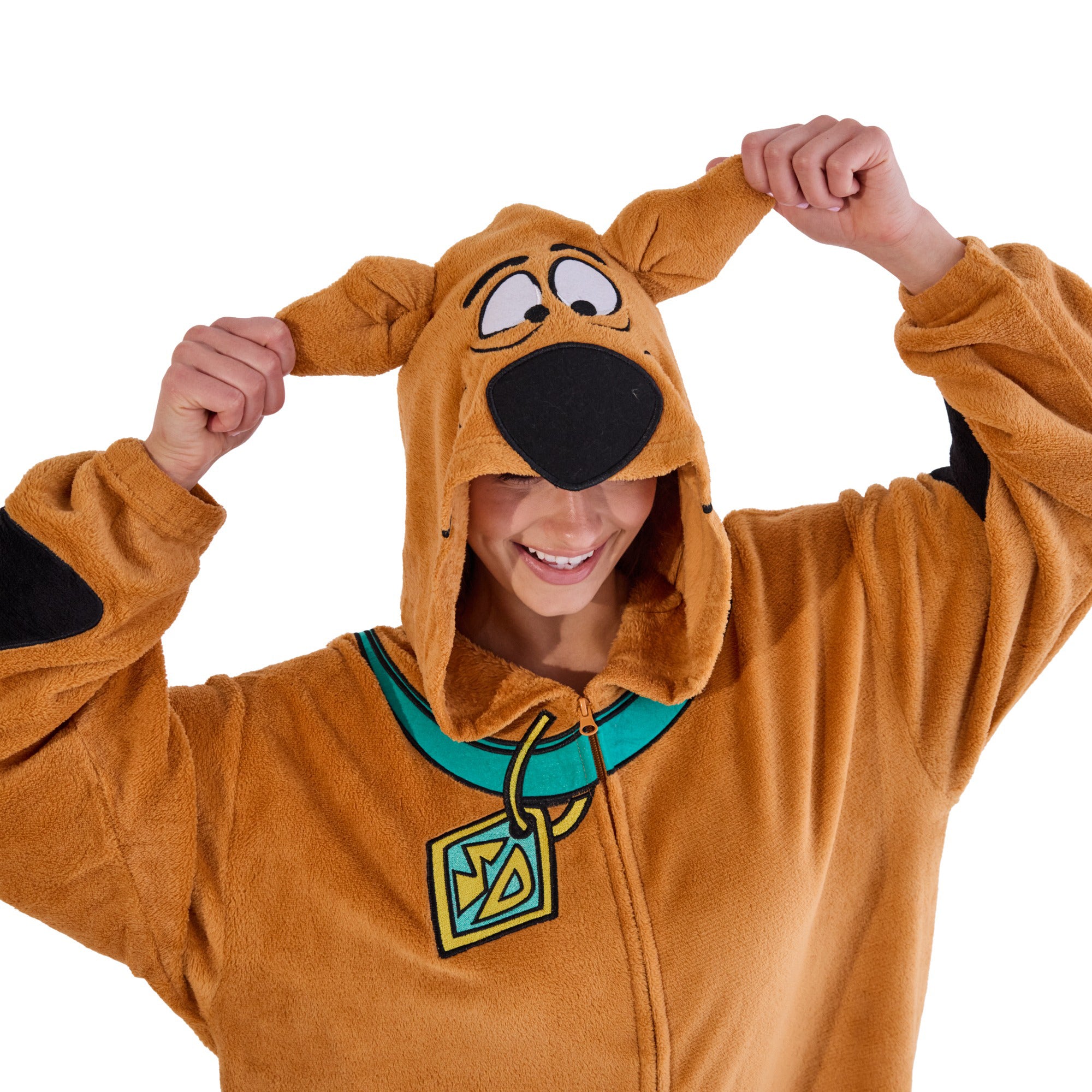 Scooby Doo Adult Onesie Costume Kigurumi Union Suit With Hood