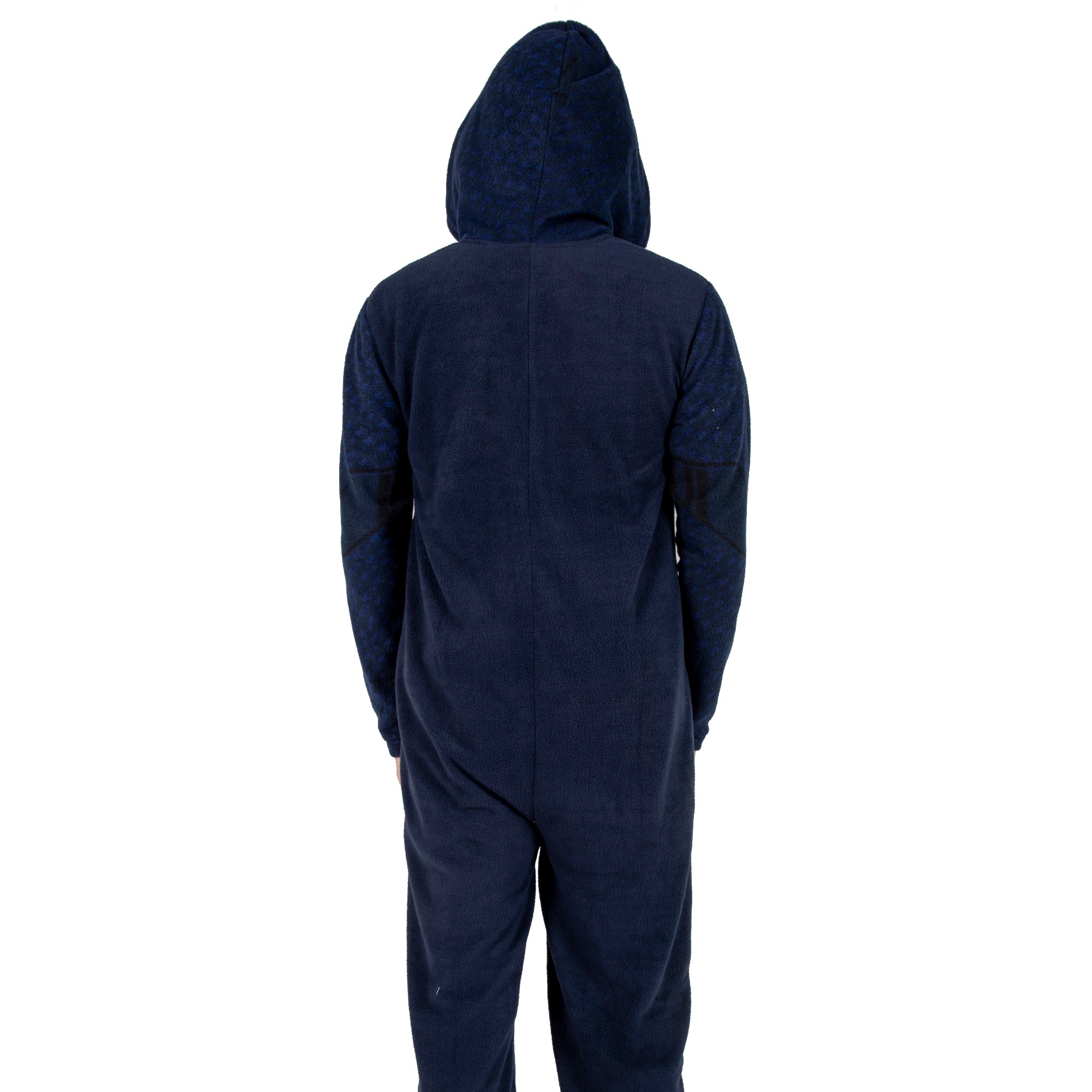 Spider-Man Miles Morales Men's Hooded Union Suit With Leg Hem