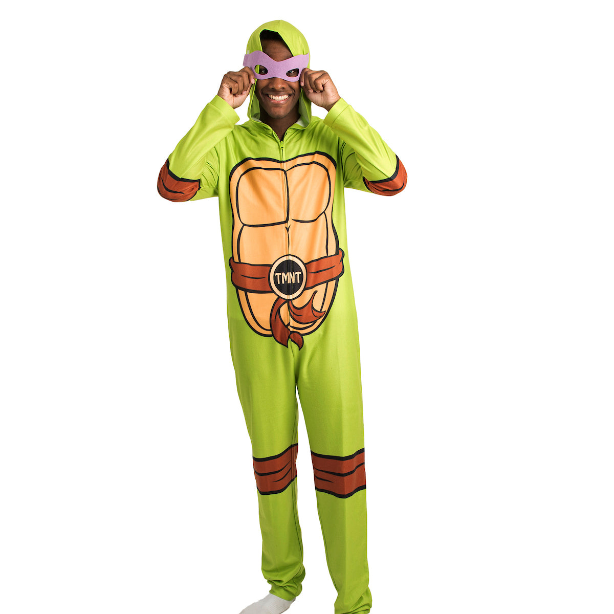 TMNT Teenage Mutant Ninja Turtles Hooded Cosplay Onesie Costume Union Suit