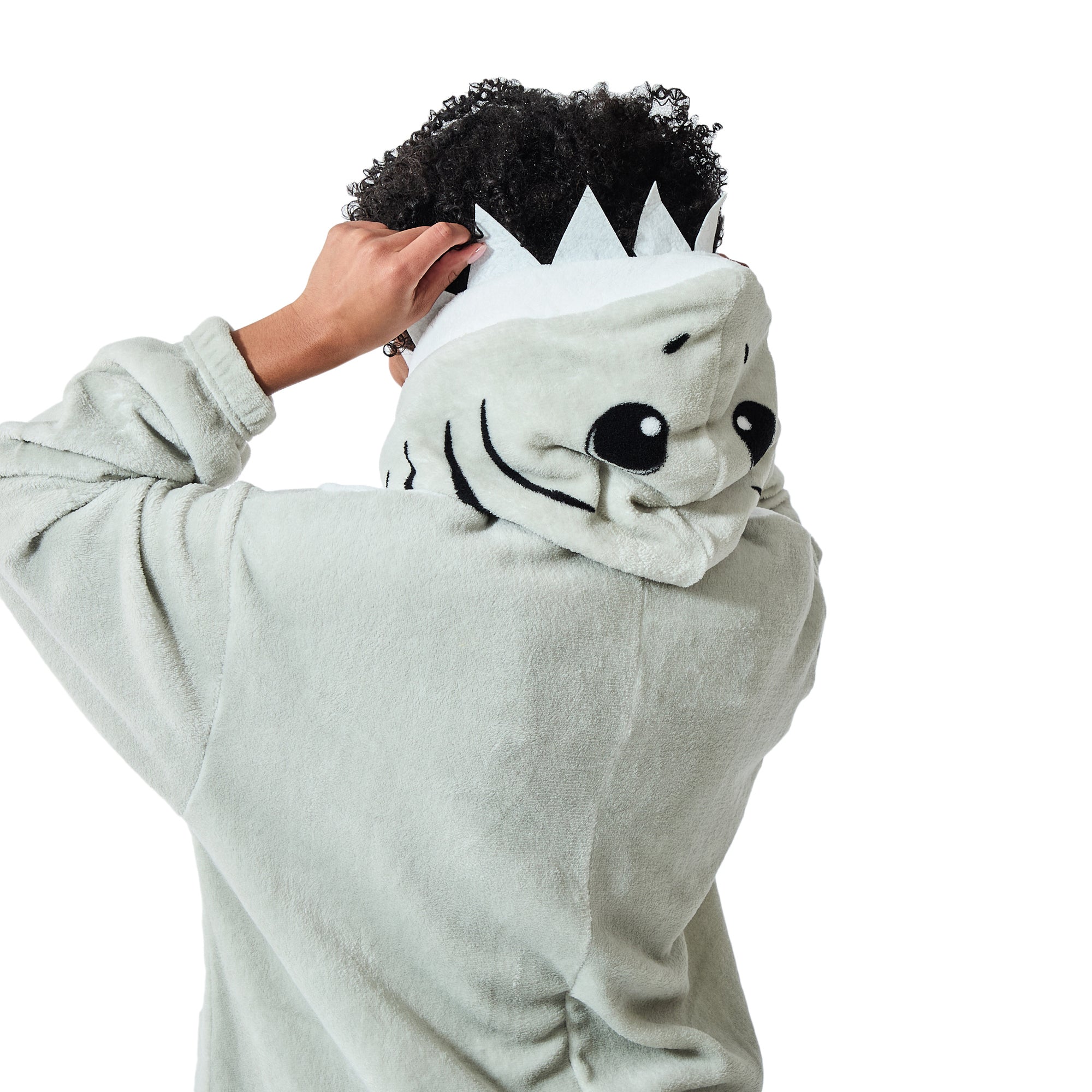 Shark Adult Hooded Kigurumi Onesie Costume