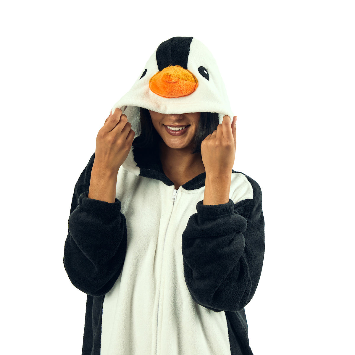 Penguin Adult Hooded Kigurumi Onesie Costume Union Suit