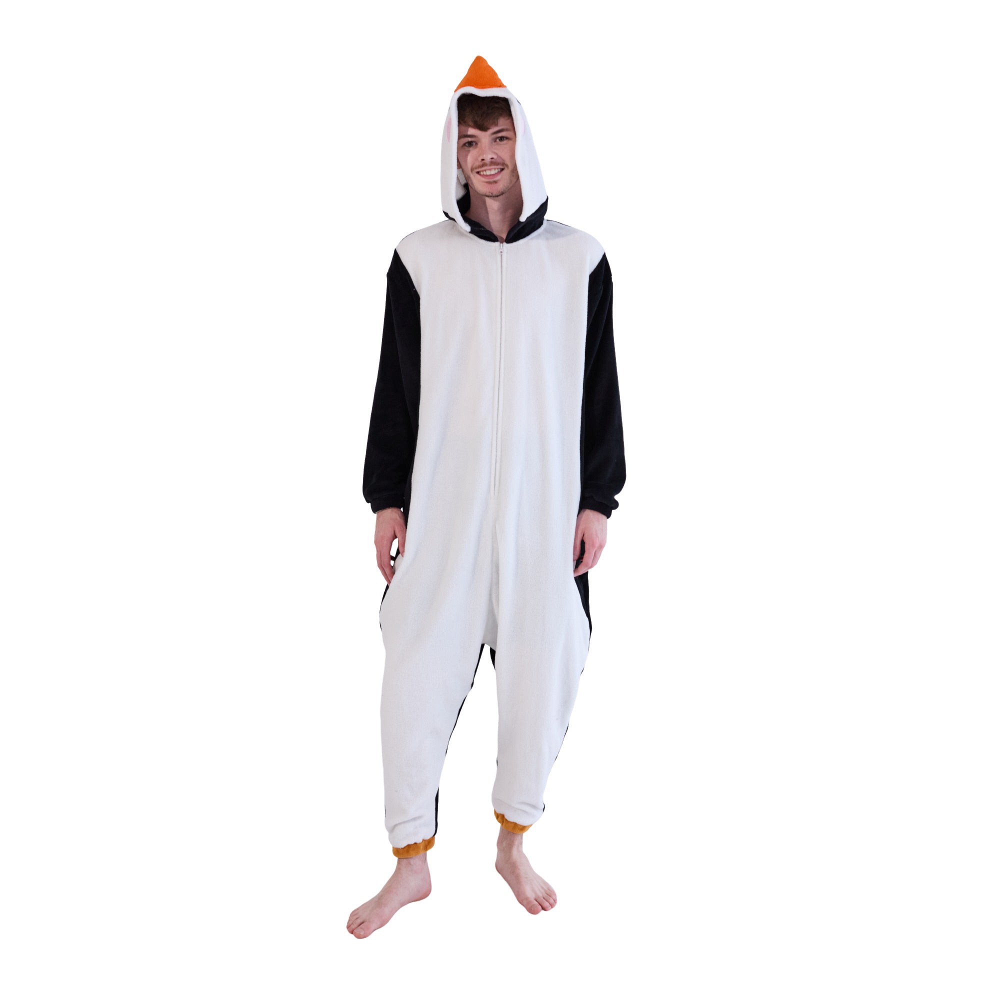 Penguin Adult Hooded Kigurumi Onesie Costume Union Suit