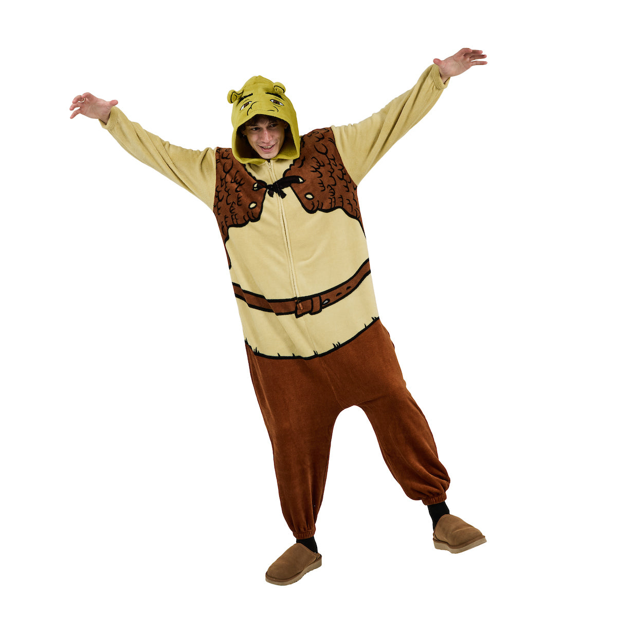 Shrek Men's Hooded Kigurumi Onesie Costume