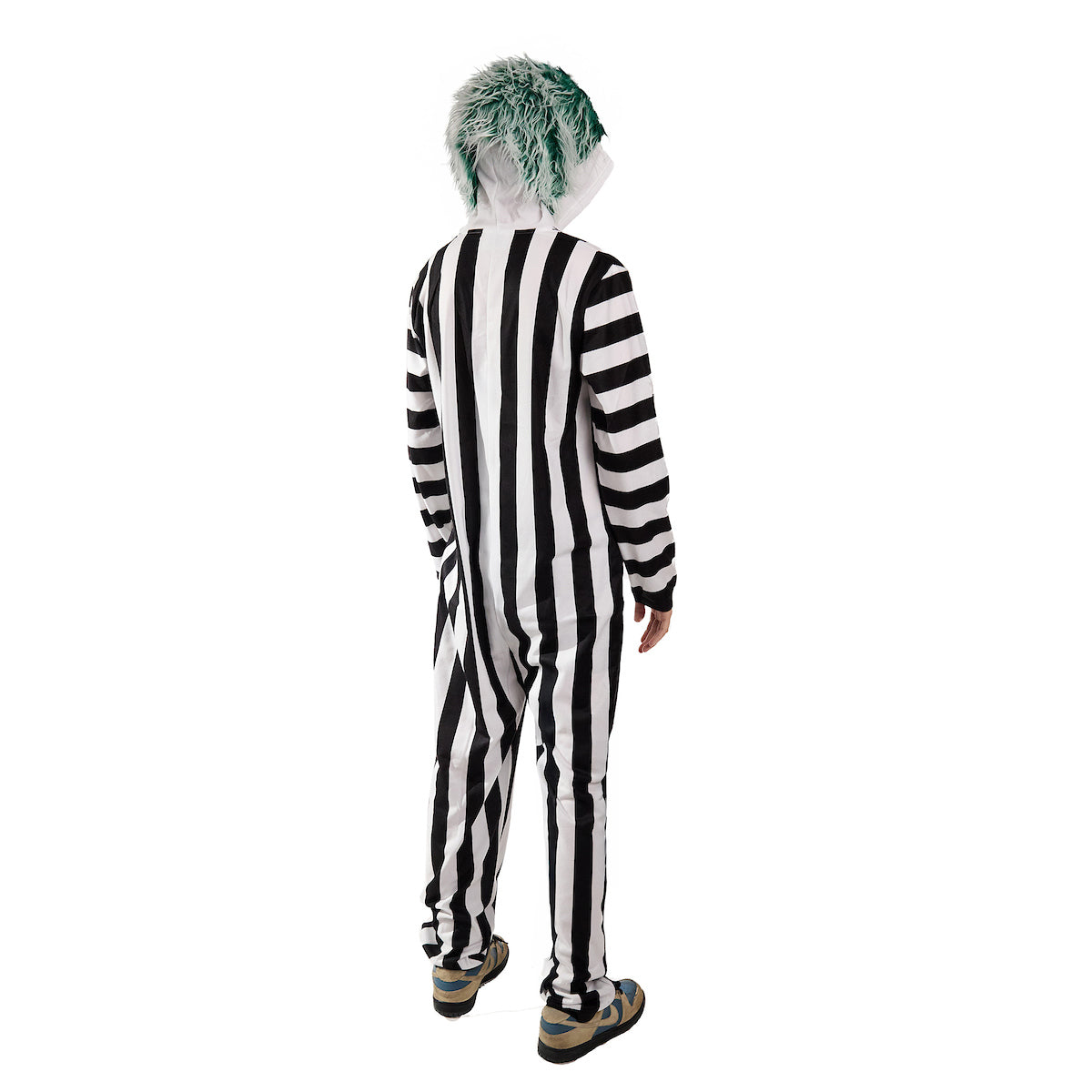 Beetlejuice Betelgeuse Men's Hooded Onesie Costume Union Suit