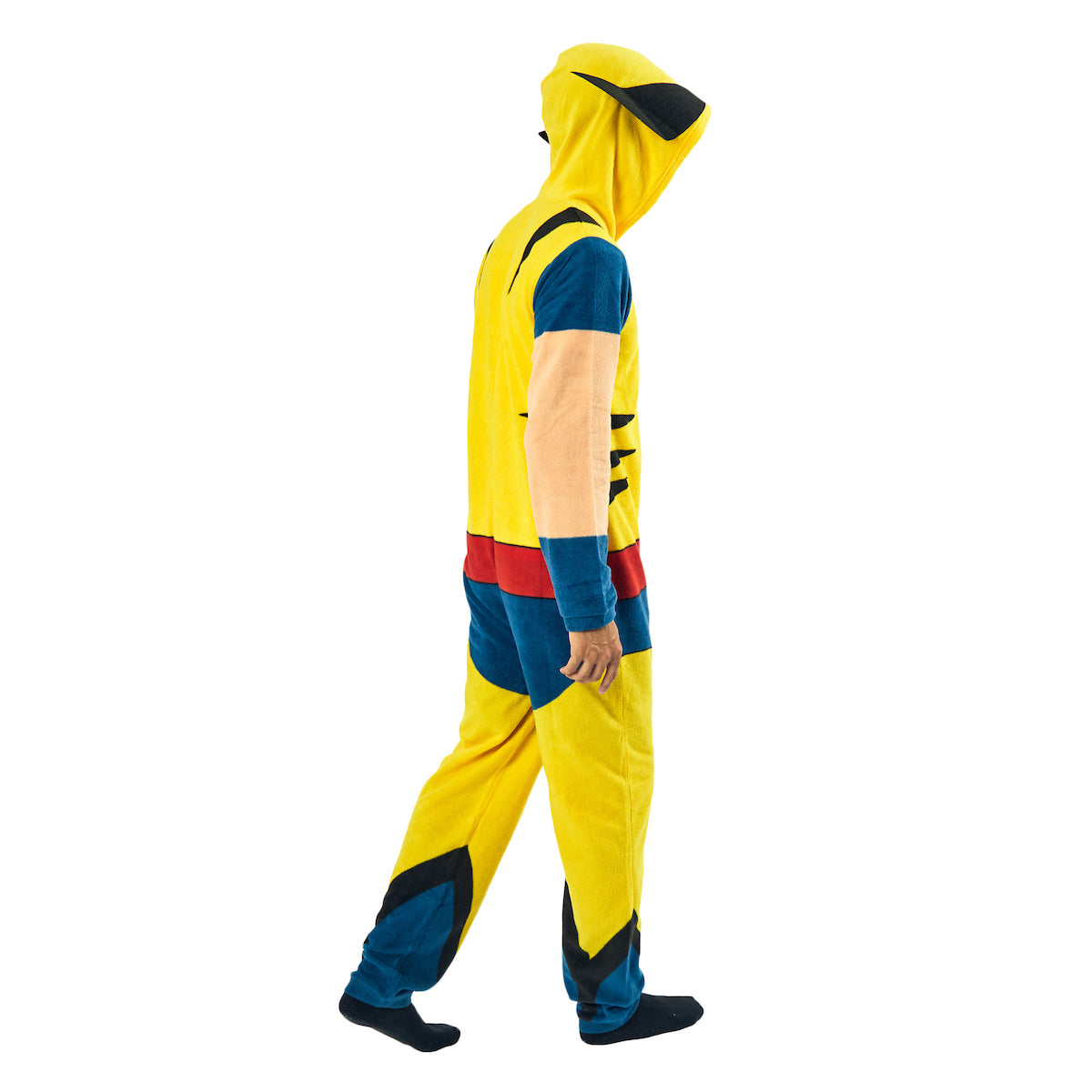 X-Men Wolverine Onesie Costume Union Suit With Hood-Medium