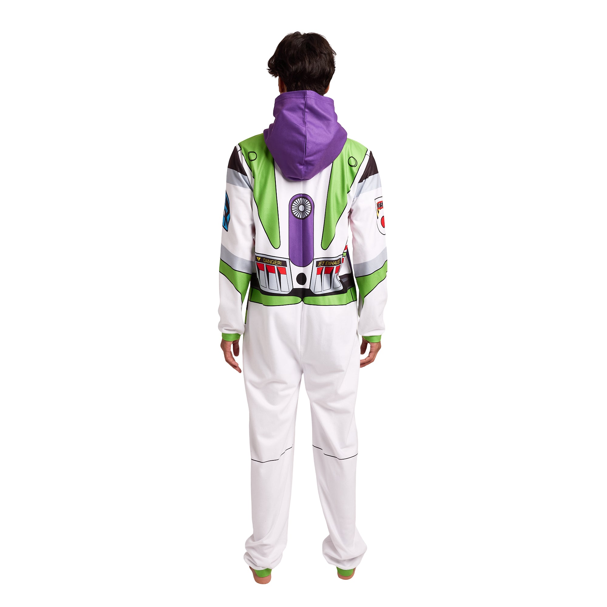 Toy Story Buzz Lightyear Adult Long Sleeve Hooded Cosplay Onesie Costume Union Suit