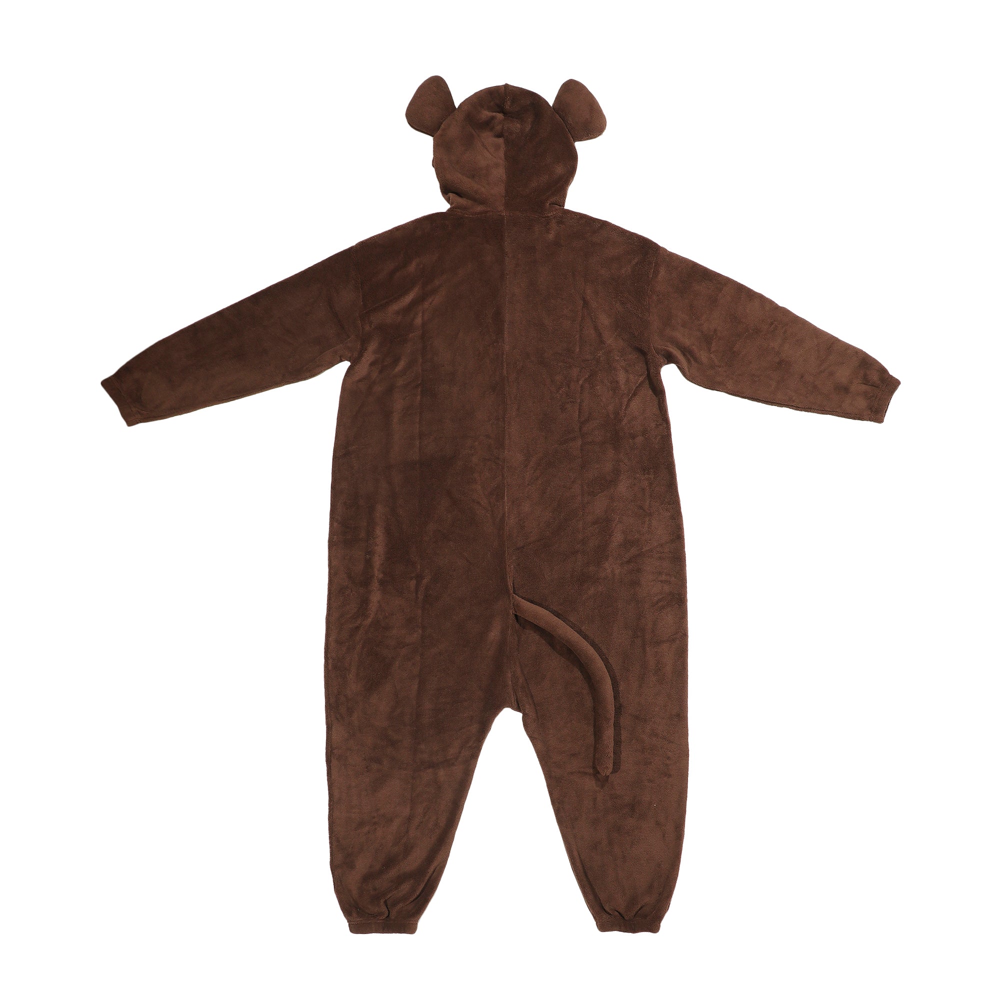 Monkey Adult Long Sleeve Hooded Kirugumi Cosplay Onesie Costume Suit