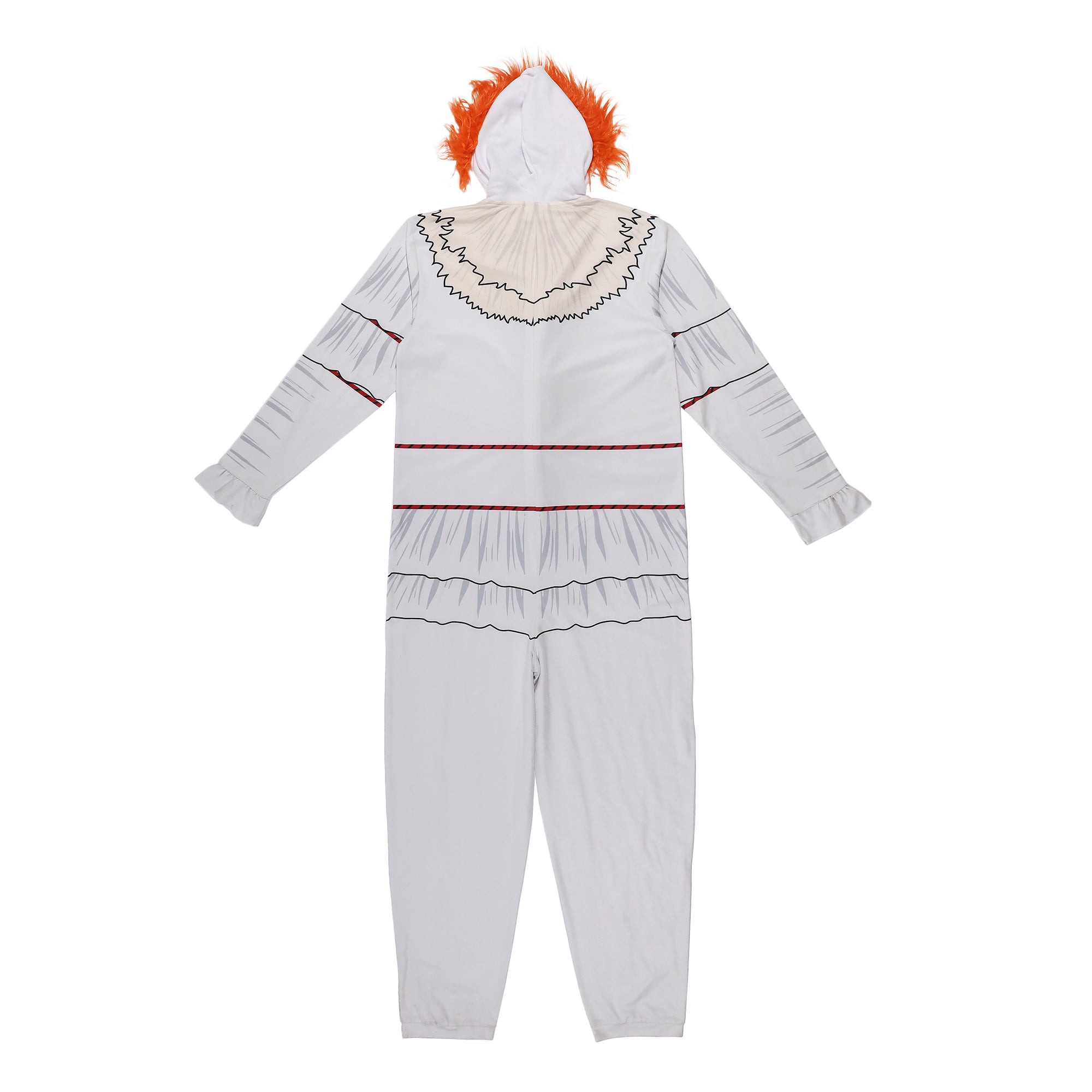 IT Chapter 2 Movie (2019) Pennywise Adult Cosplay Union Suit With Hood