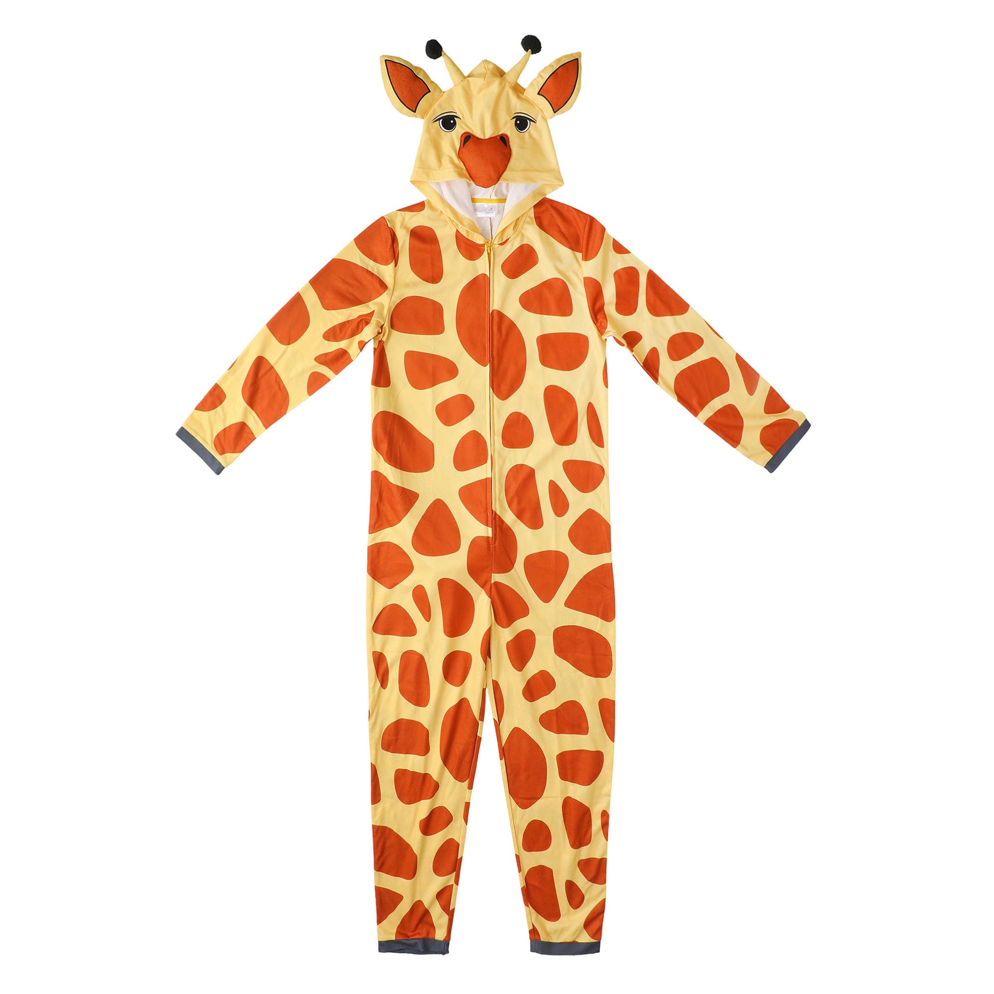 Giraffe Adult Long Sleeve Hooded Cosplay Onesie Costume Union Suit