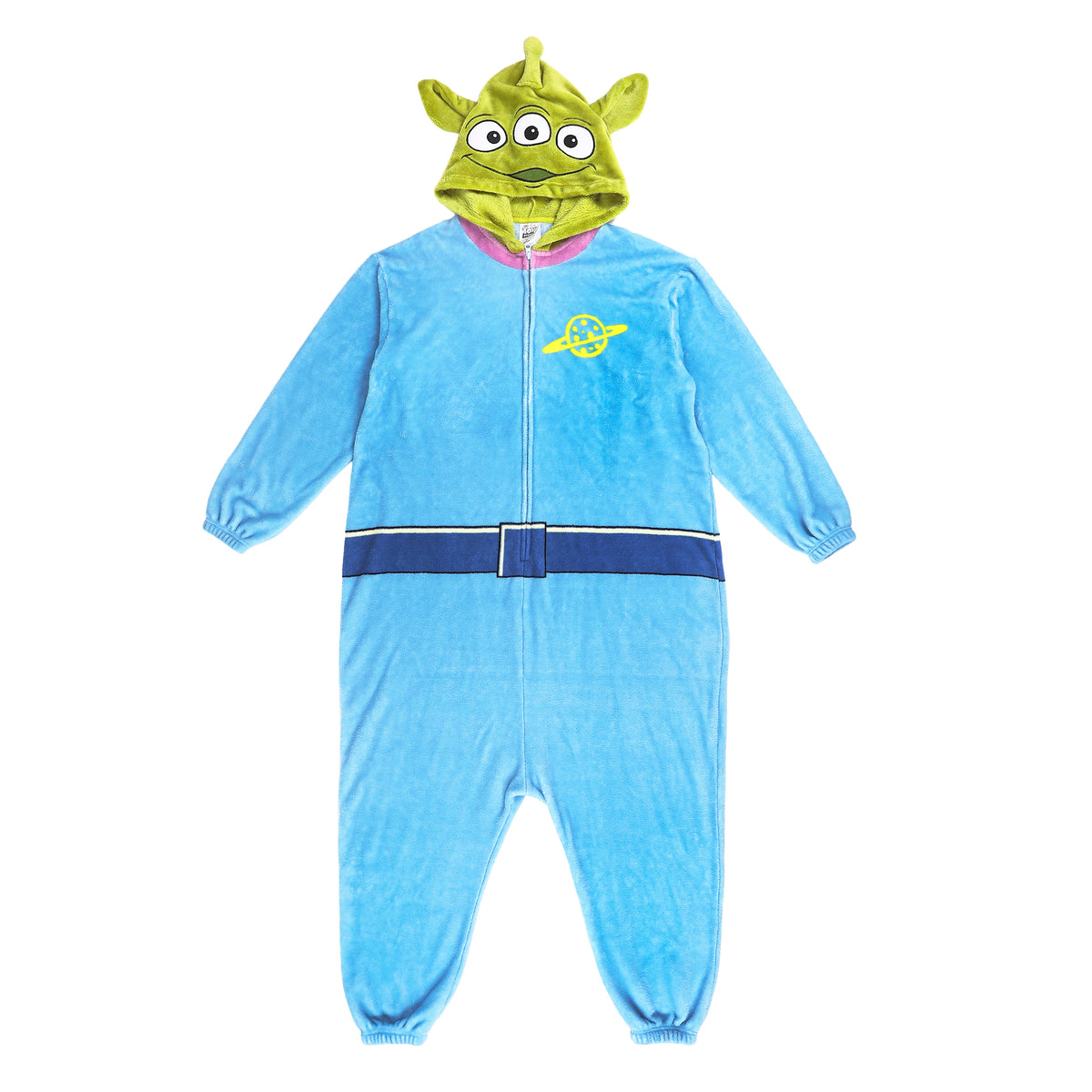 Toy Story Alien Adult Cosplay Union Suit With Cuffs And Hood