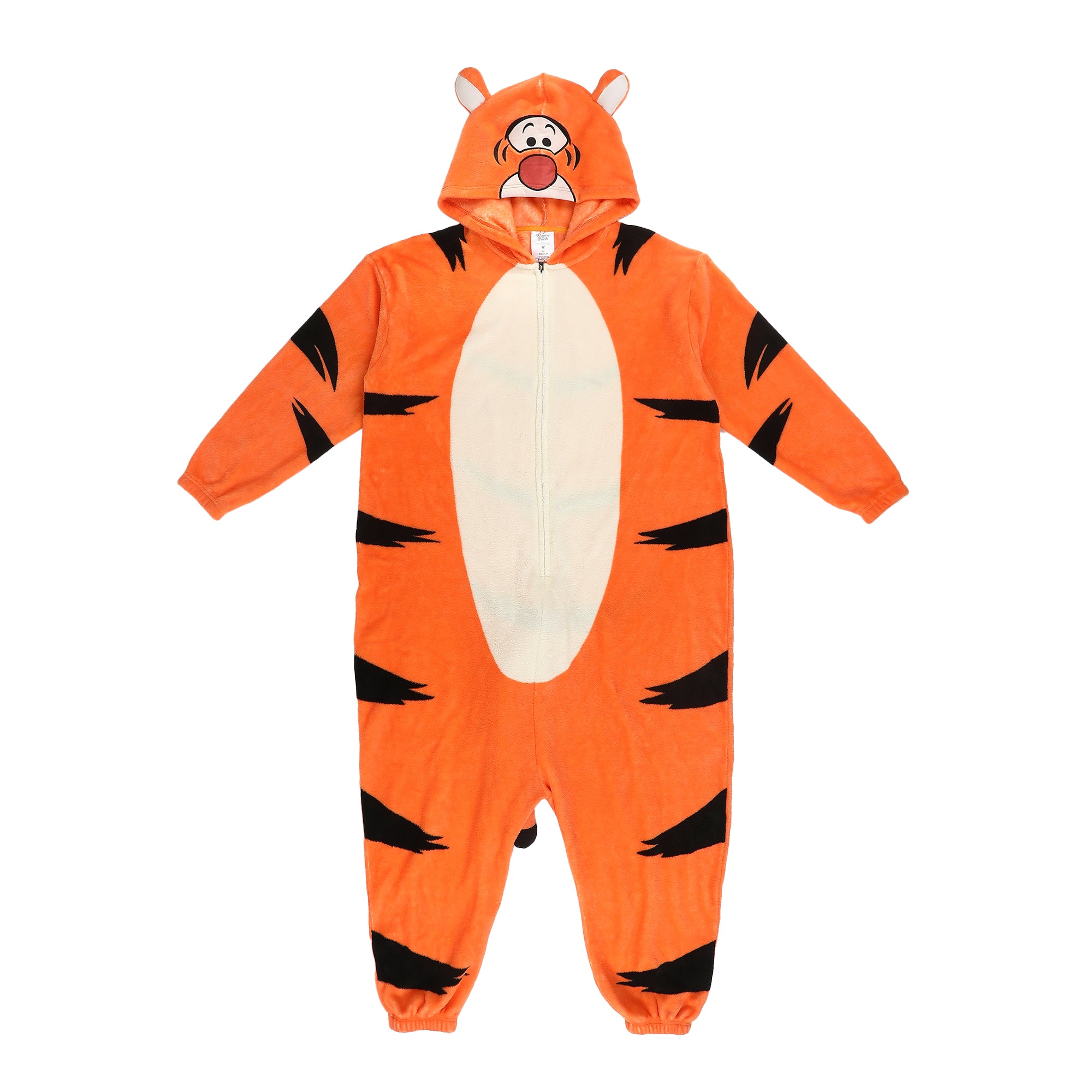 Winnie The Pooh Tigger Adult Long Sleeve Hooded Kigurumi Cosplay Suit