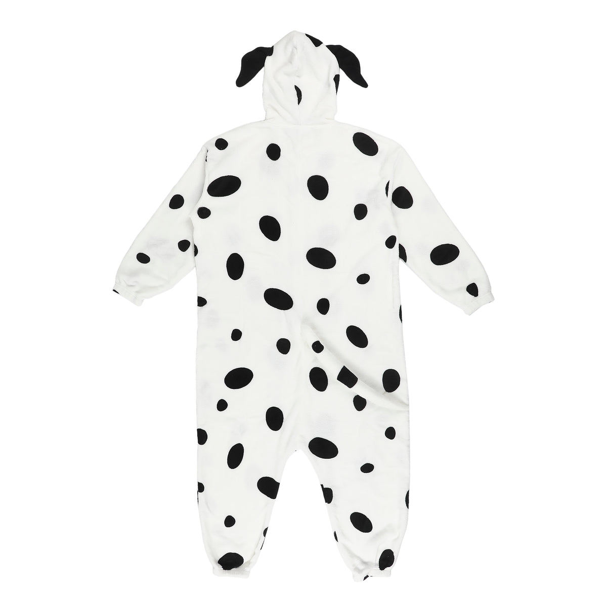 Dalmatian Adult White Long Sleeve Hooded Kigurumi Cosplay Suit