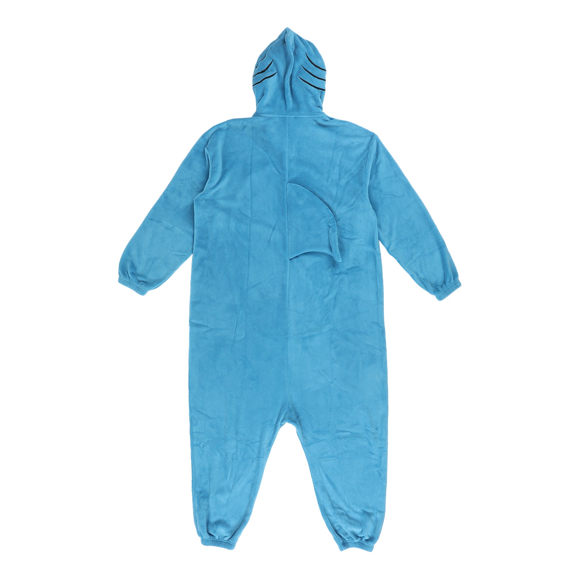 Shark Adult Blue Long Sleeve Hooded Kigurumi Cosplay Suit