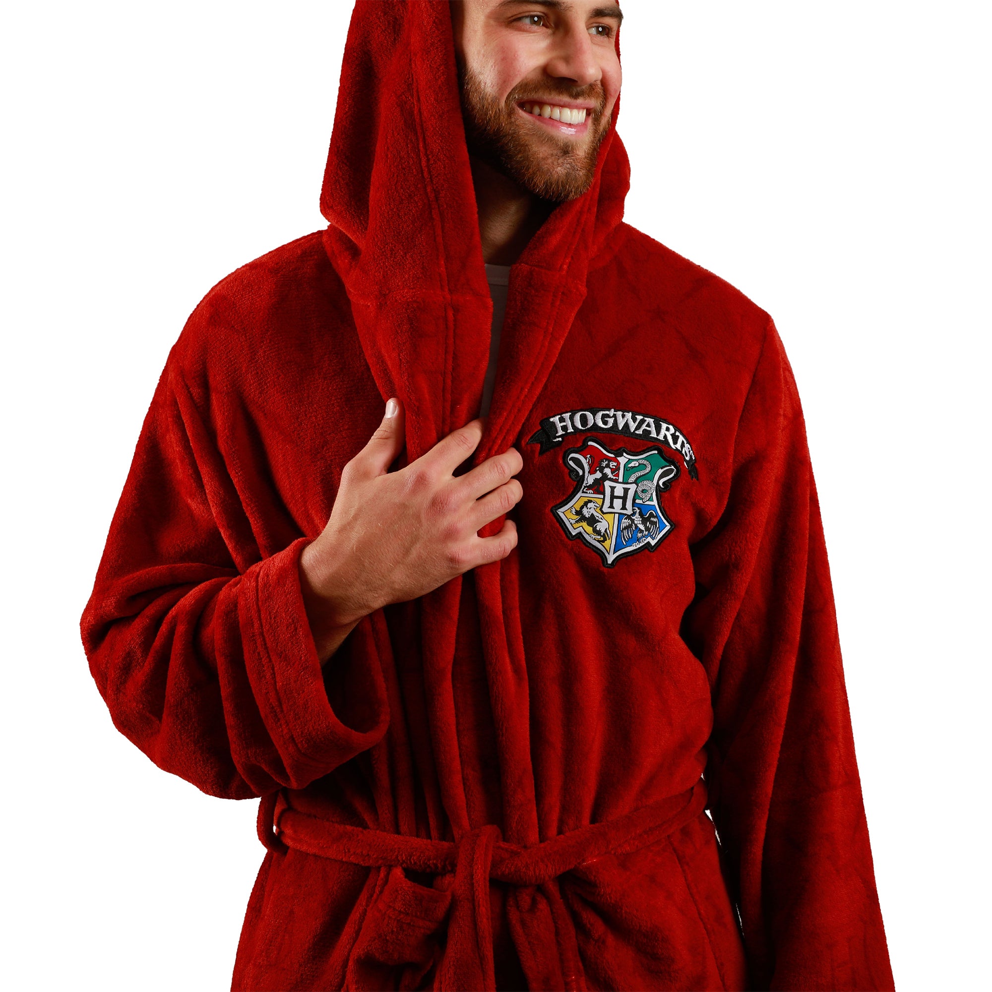 Men's Adult Hooded Harry Potter Hogwarts Robe - Wizardly Comfort and Style
