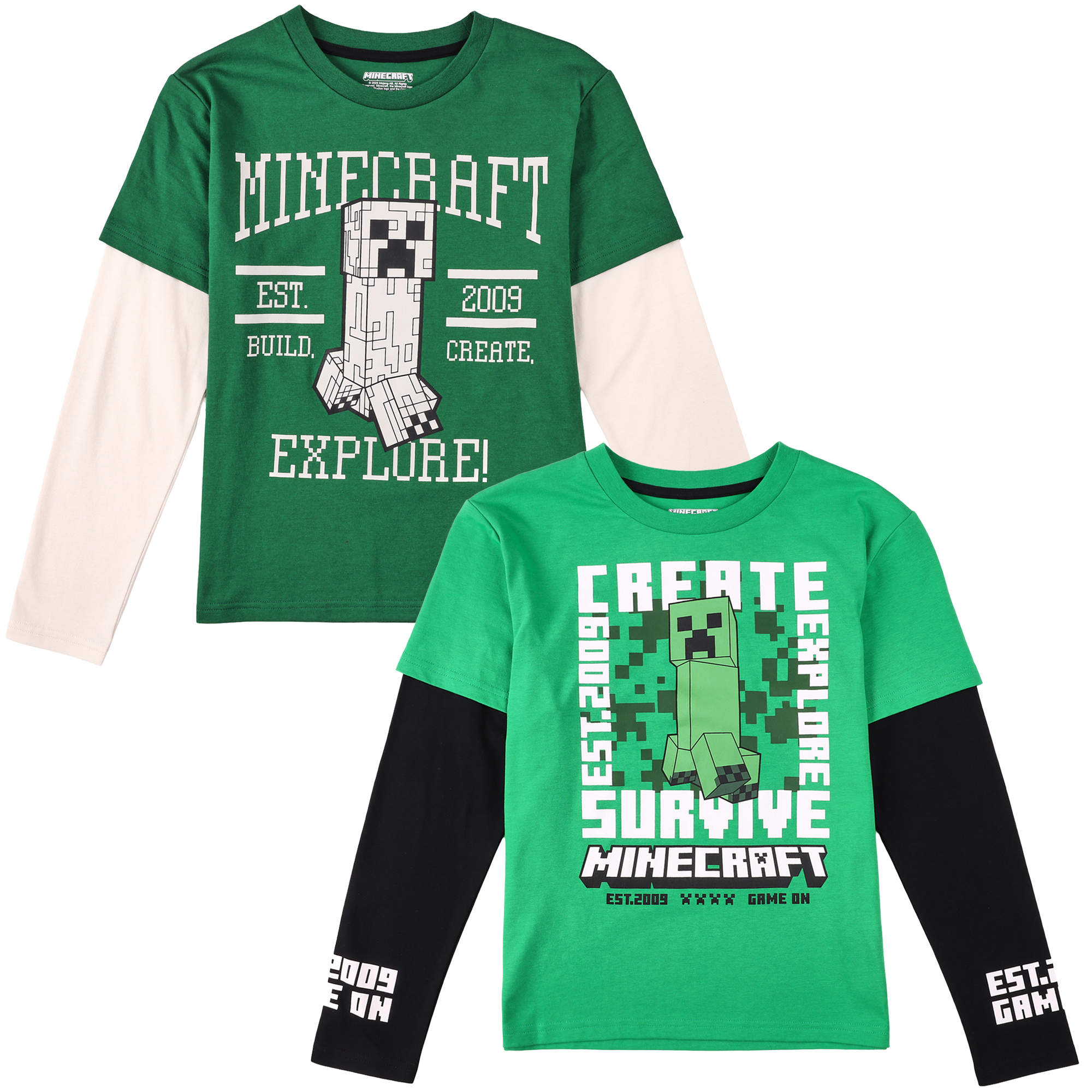 Minecraft Explore Boy’s 2-Pack Twofer Set