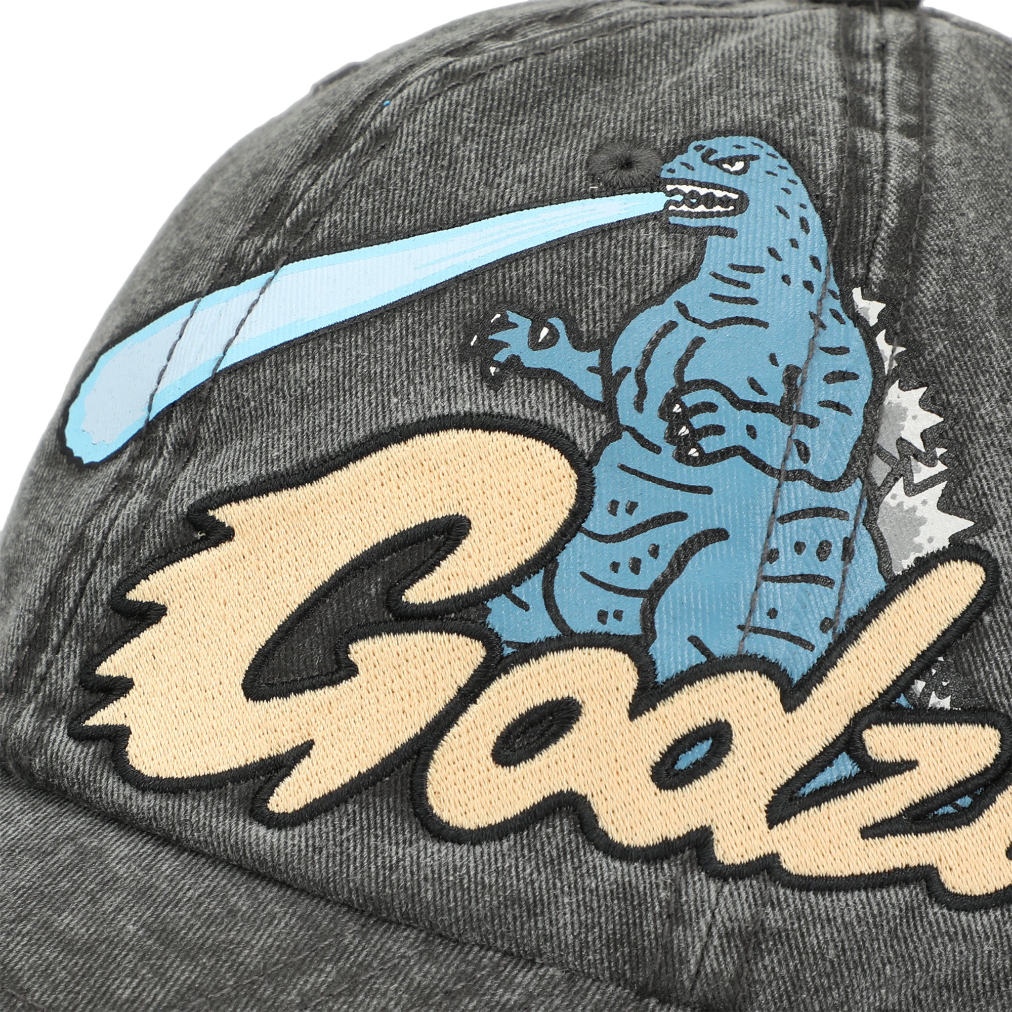 Godzilla Embroidered Pigment Dyed Adjustable Dad Hat