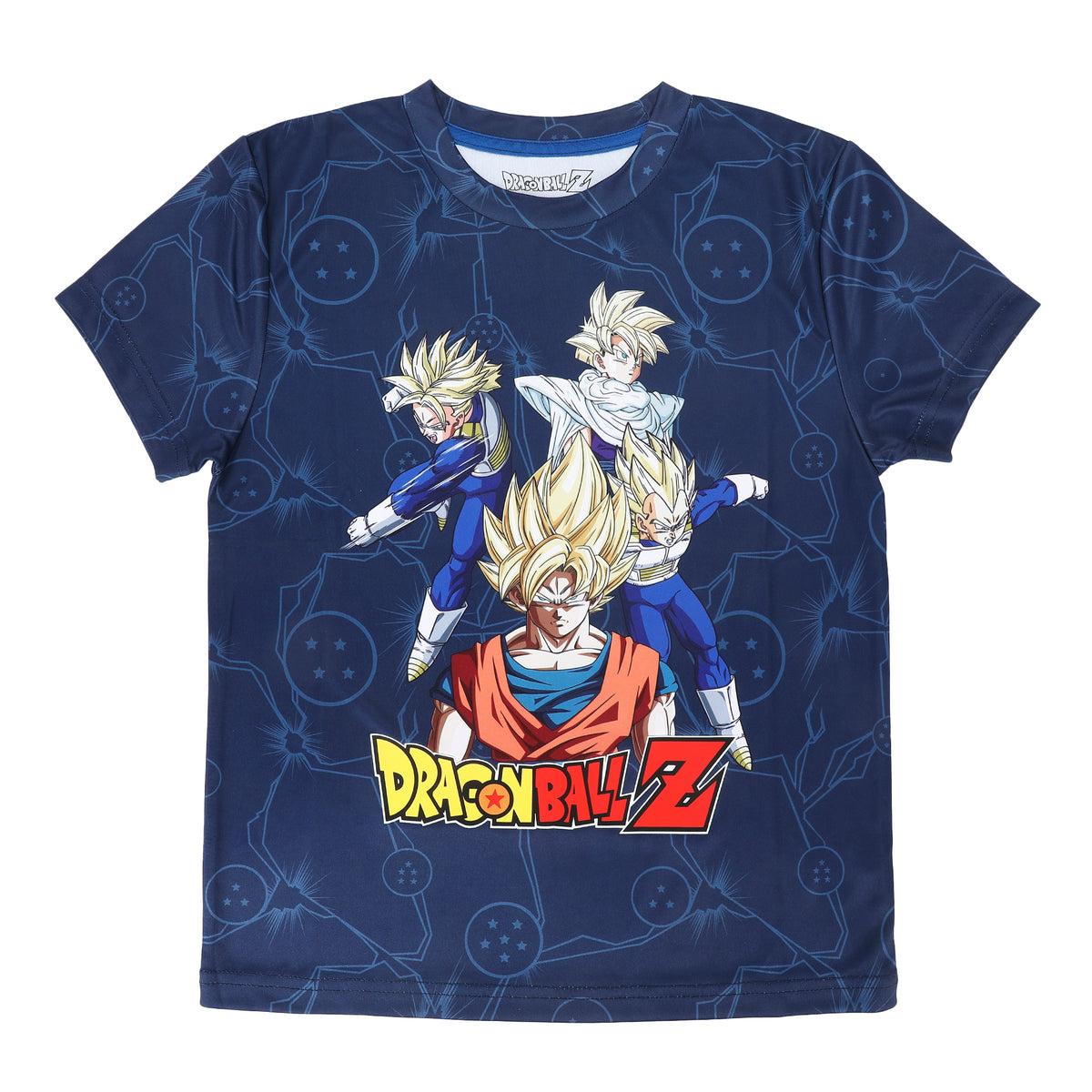 Dragon Ball Z Favorite Characters Youth Boy Muscle Shirt, Short-Sleeve Tee, and Lounge Shorts 3-Piece Combo Set