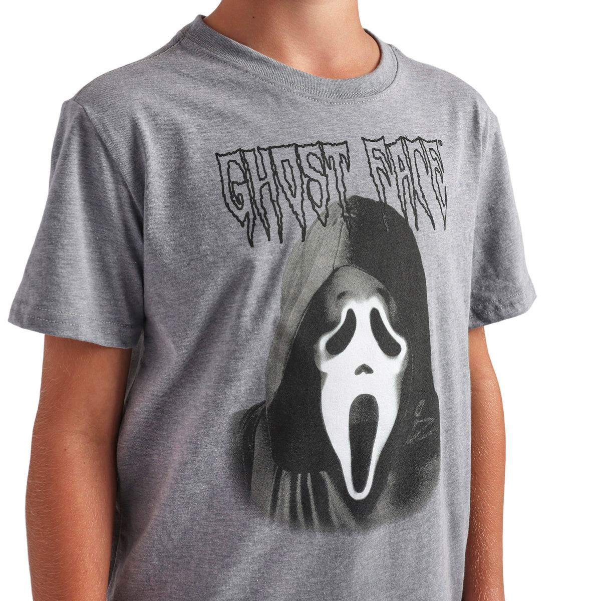 Ghostface Kids 3-Pack Basic Tees in Black and Heather Grey