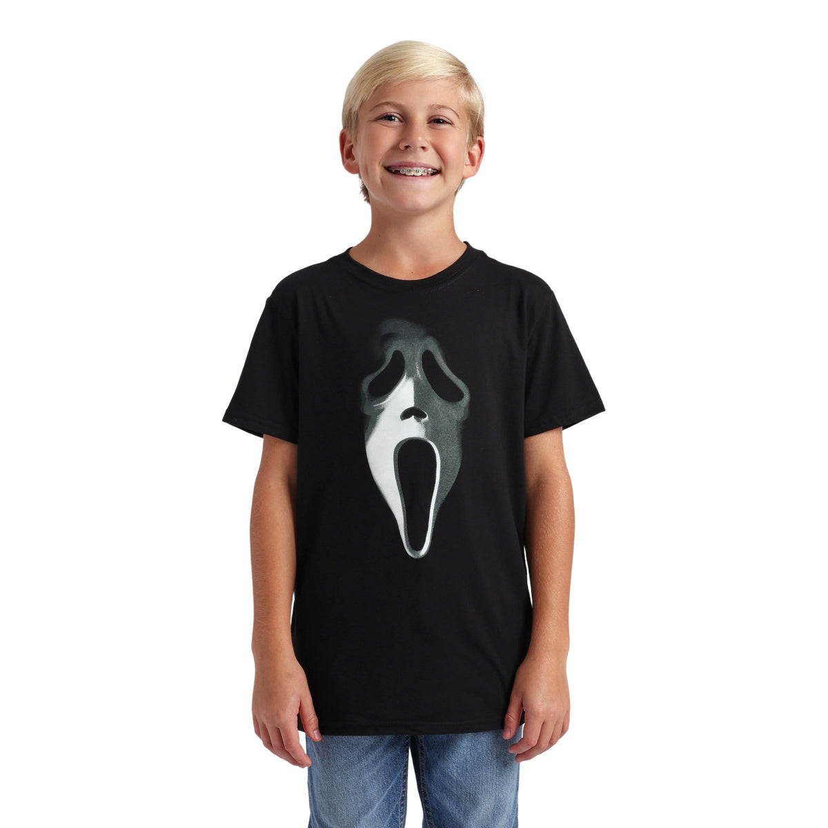 Ghostface Kids 3-Pack Basic Tees in Black and Heather Grey