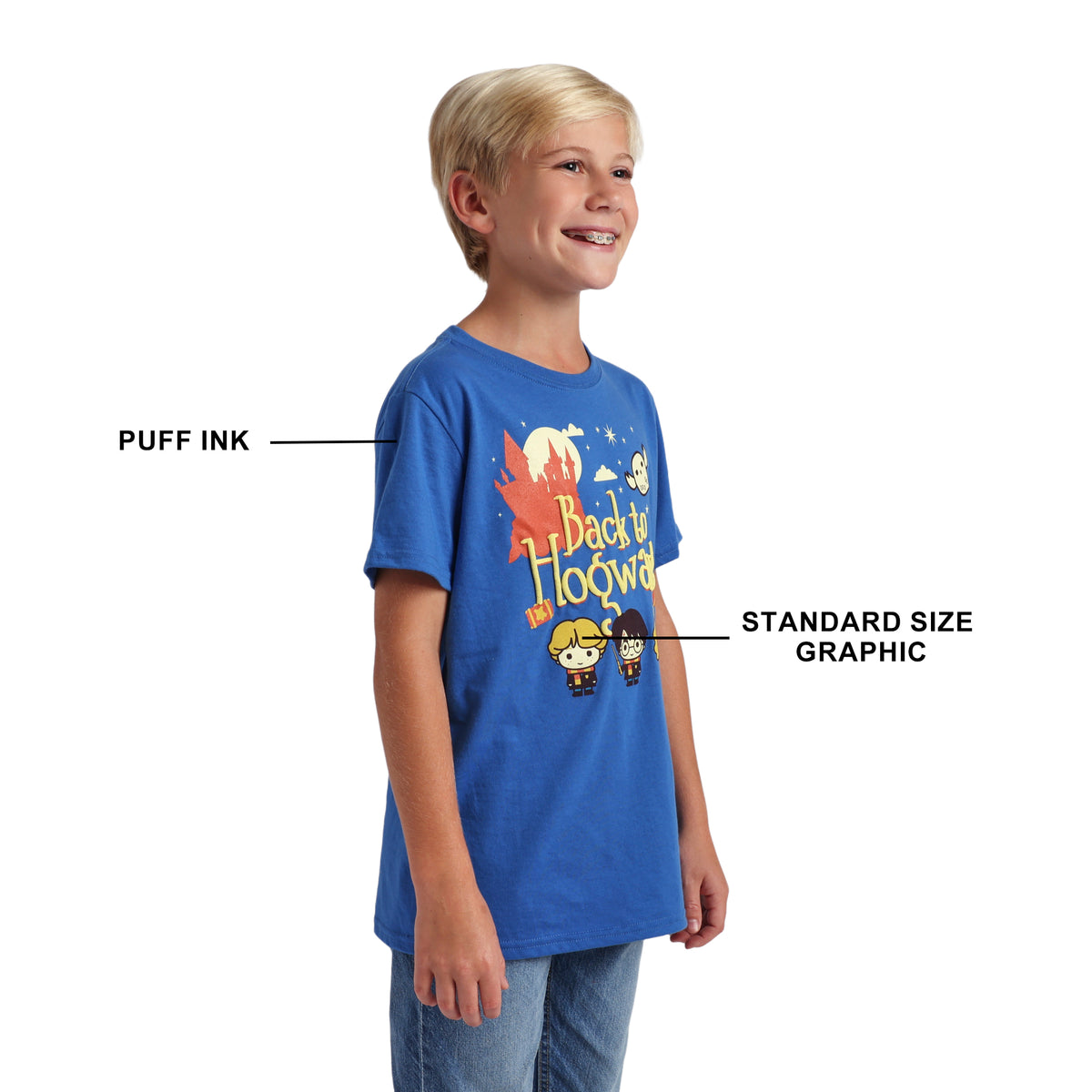 Harry Potter Chibi 3 Pack Tees for Kids in Heather Grey