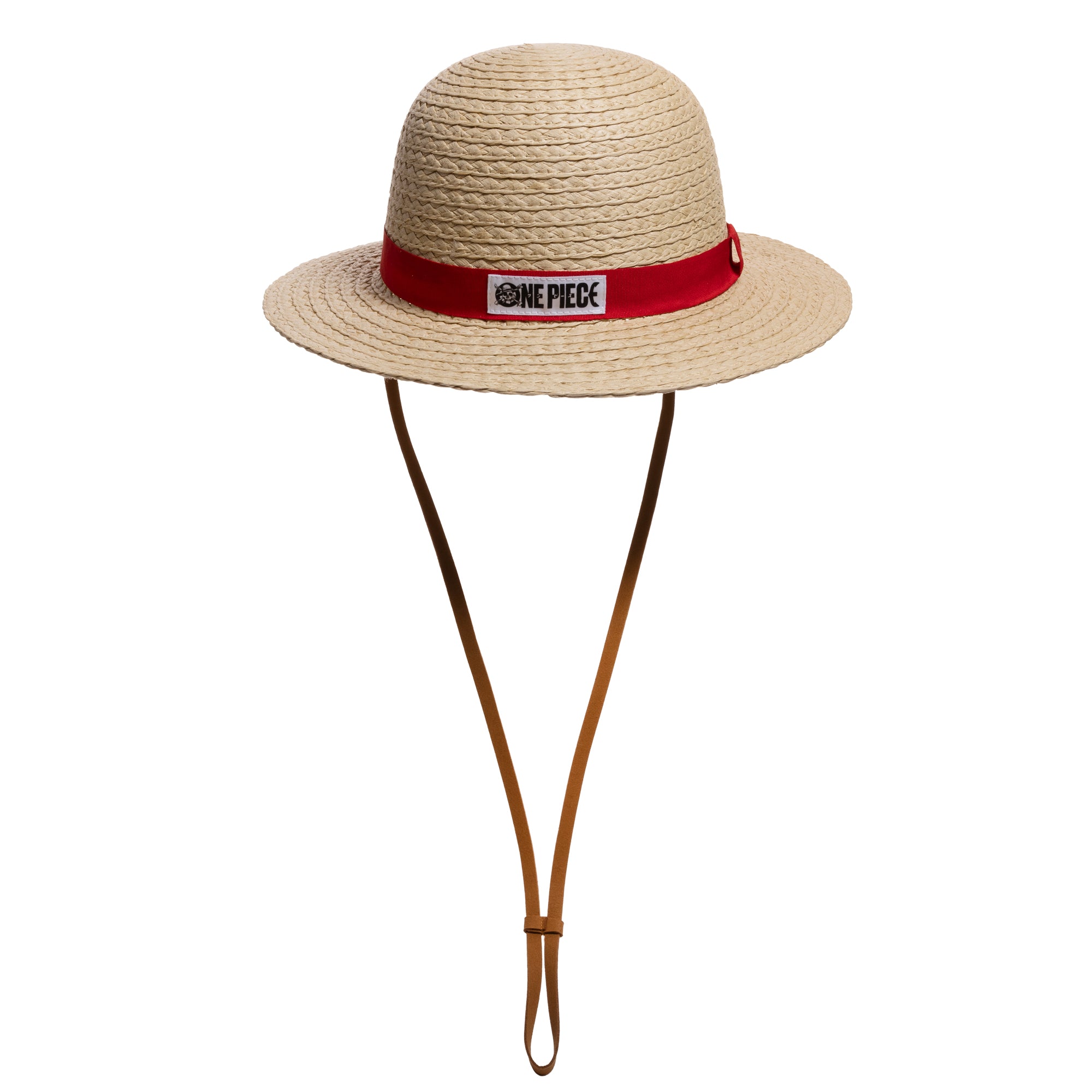 One Piece Luffy Cosplay Straw Bucket Hat With Chin Rope