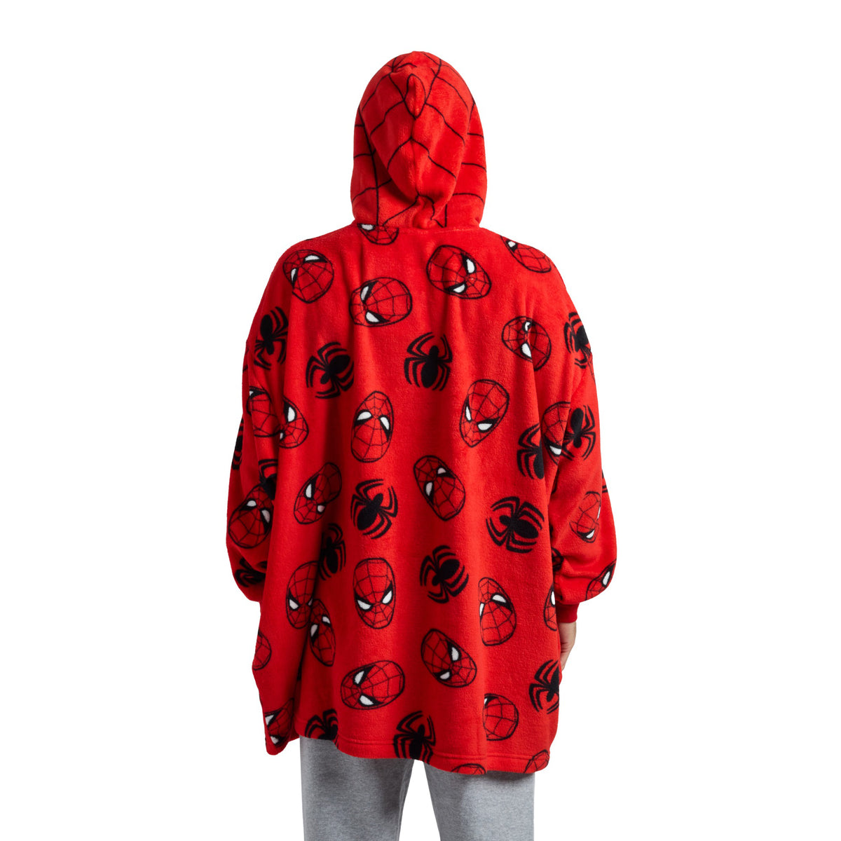 Marvel Comics Spidey AOP Oversized Sleep Hoodie for Adults-One Size