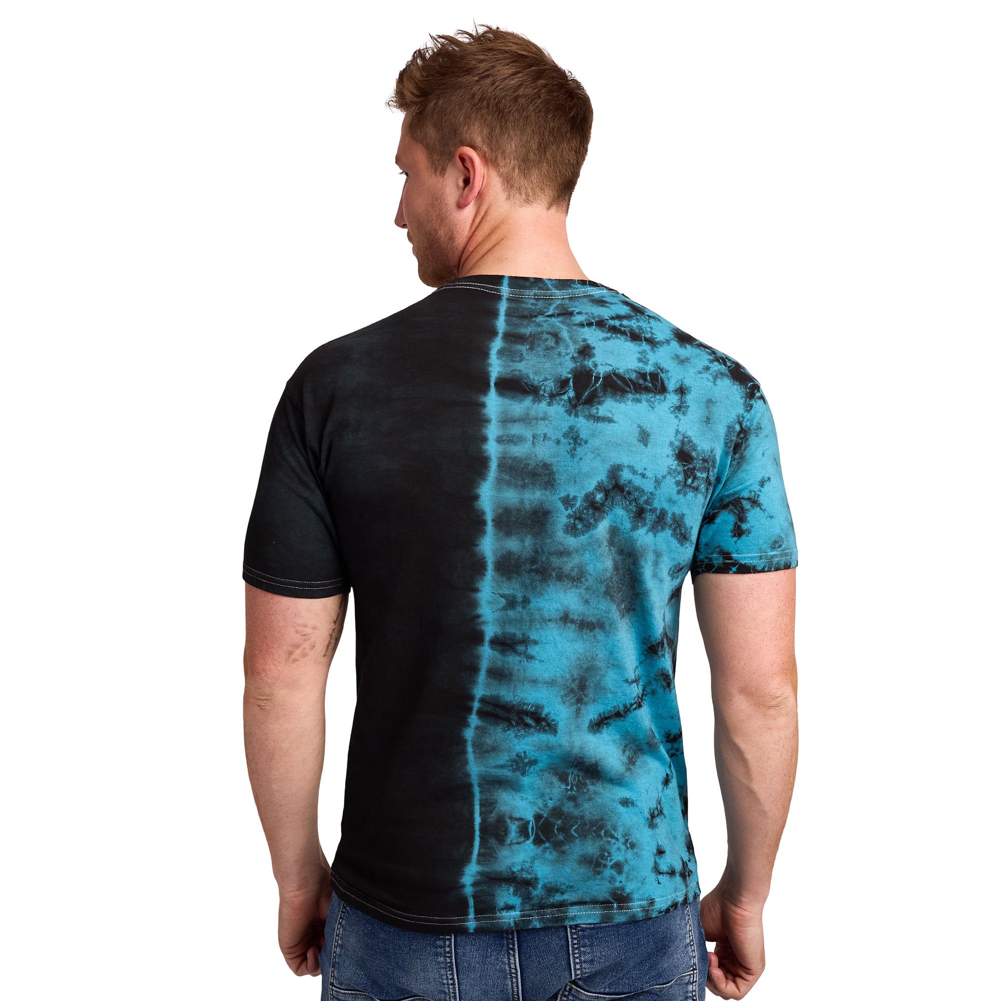 Dragon Ball Z Goku Kanji Adult Blue-Green Short Sleeve Tee