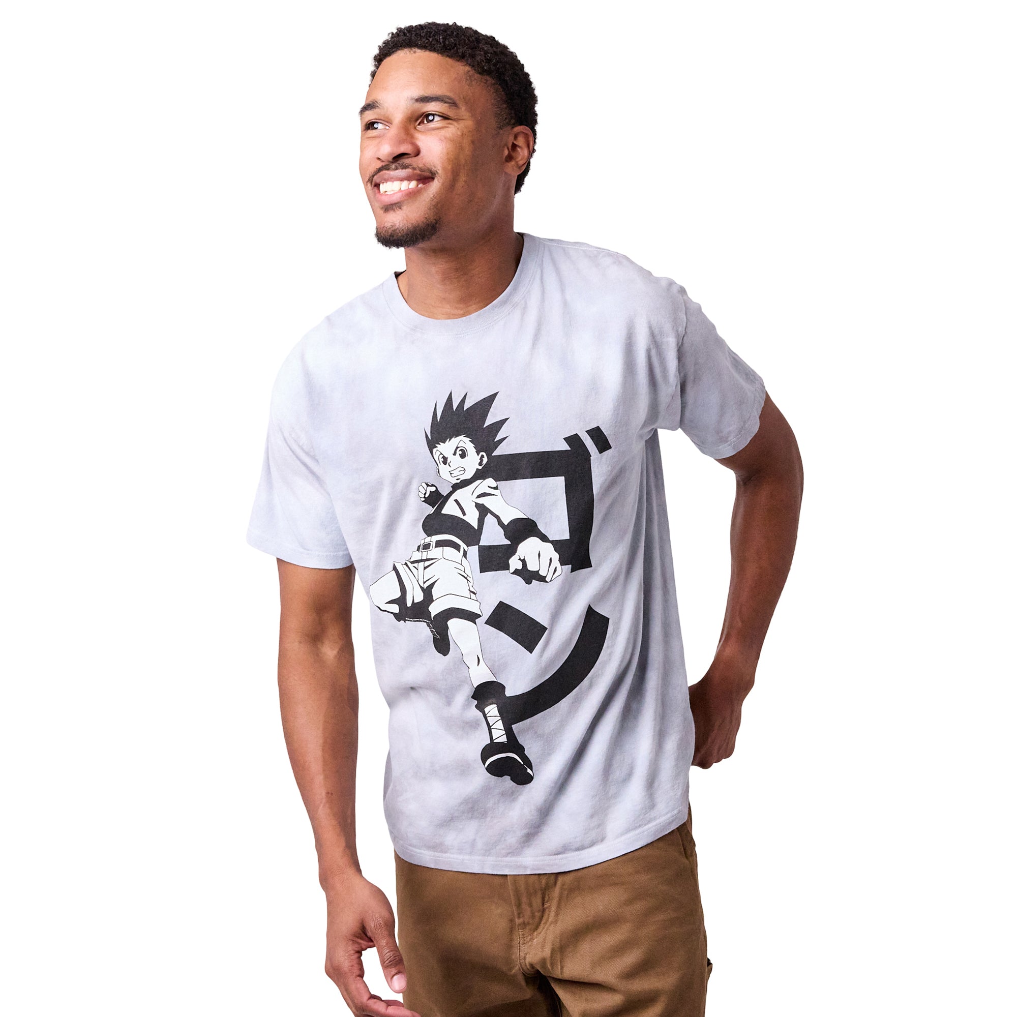 Hunter x Hunter Gon Freecss Adult Cloud Wash Short Sleeve Tee