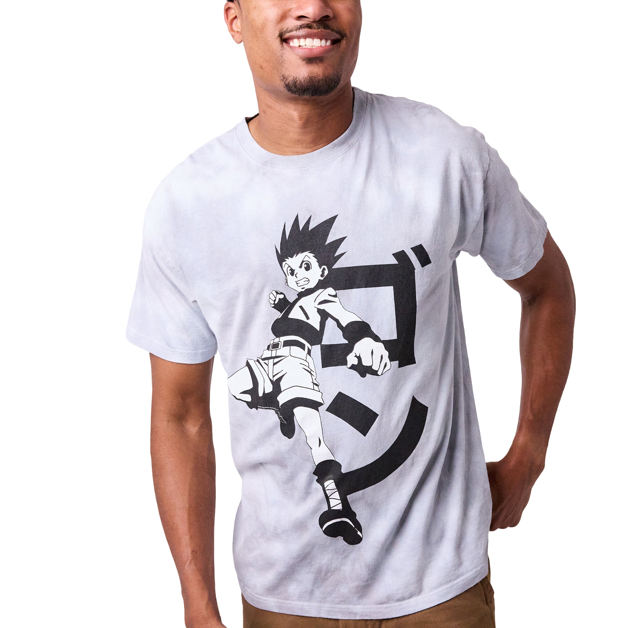Hunter x Hunter Gon Freecss Adult Cloud Wash Short Sleeve Tee