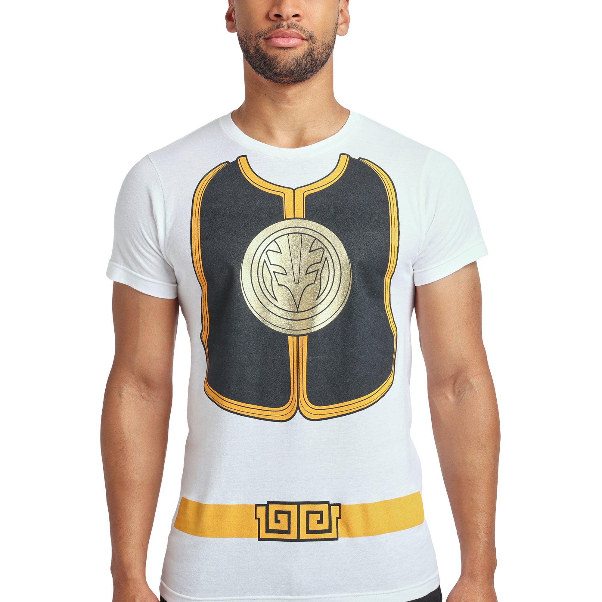 Power Rangers Ranger Men's Crew Neck Short Sleeve Cosplay Tee