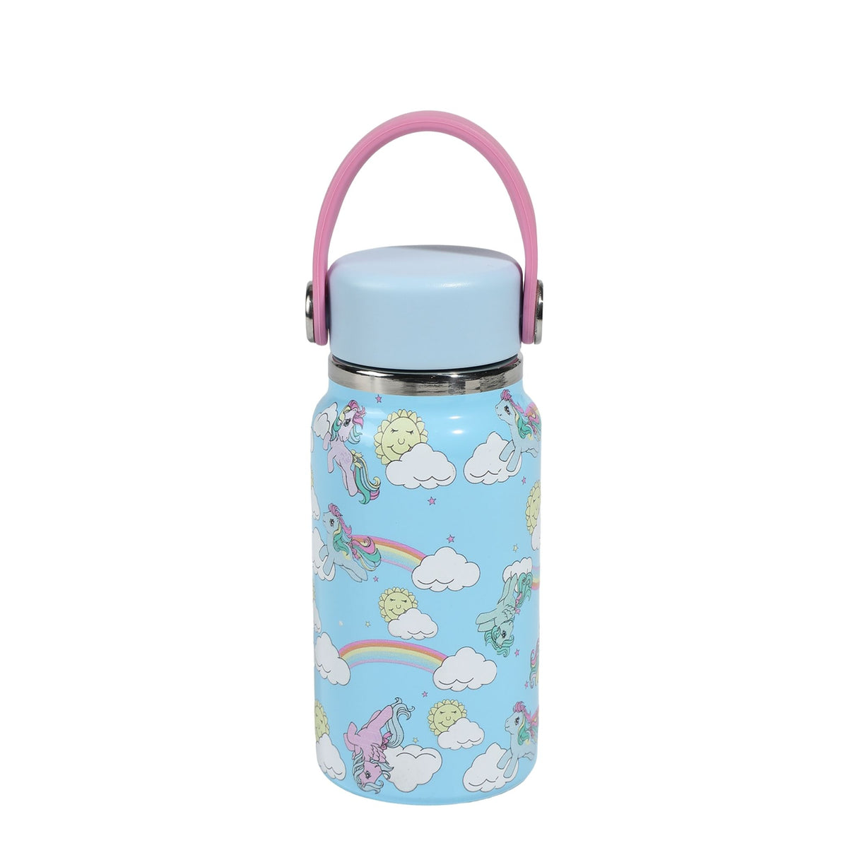 My Little Pony Retro Blue Stainless Steel 6.7 Oz Mini Water Bottle