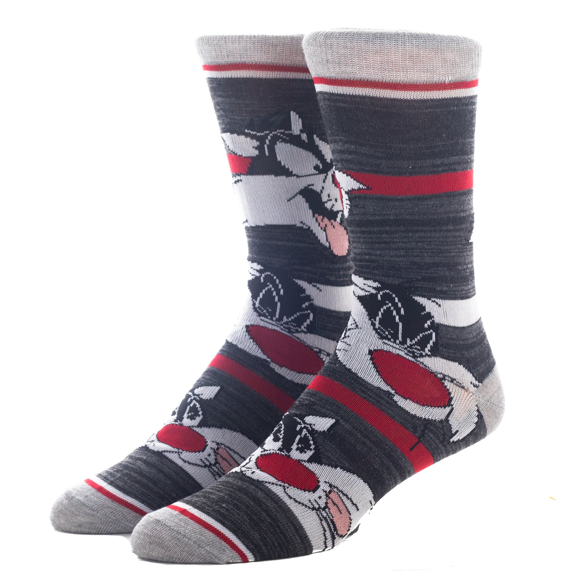 Looney Tunes Casual Crew Socks for Men 5-Pack