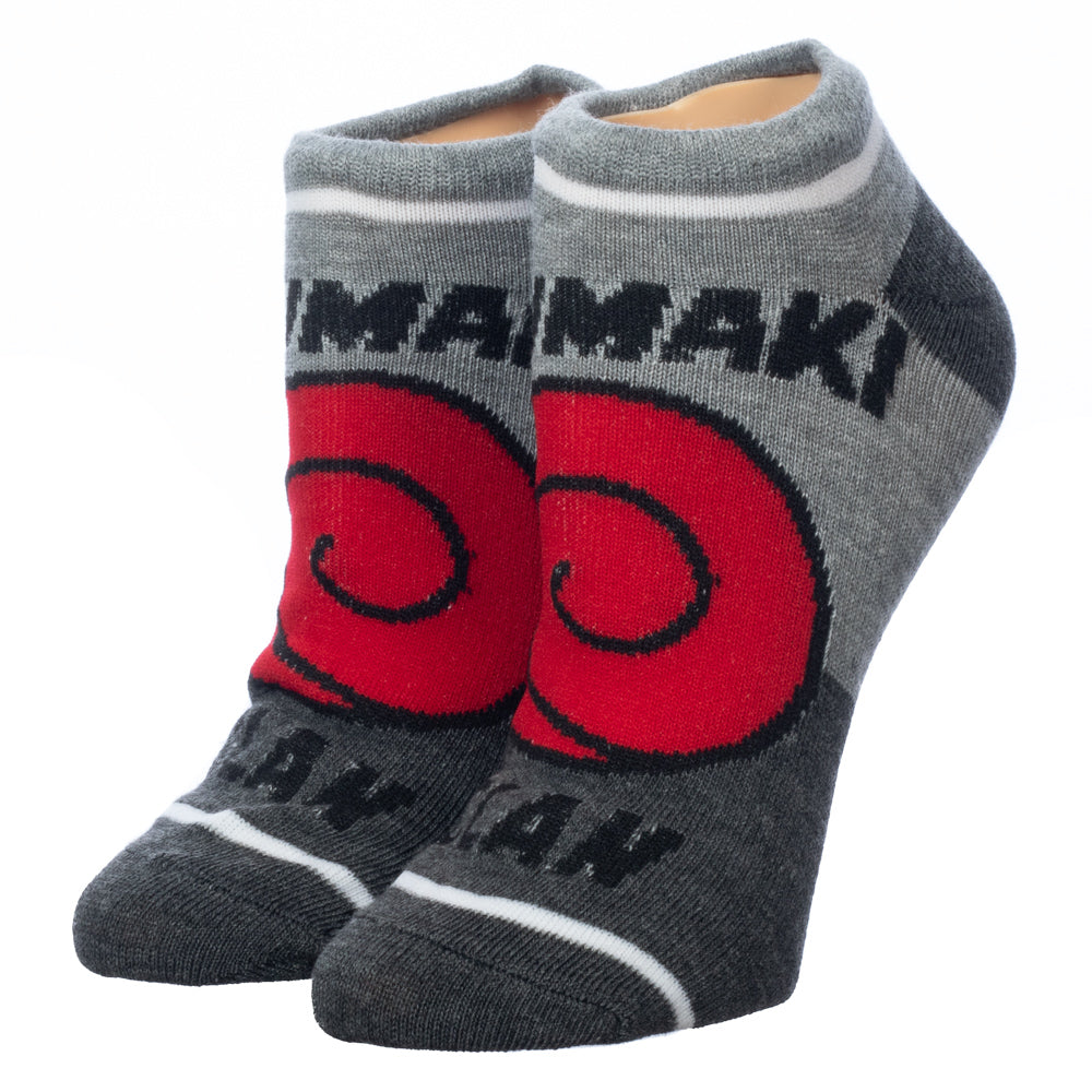 Naruto Anime Colorblock  Casual Ankle Socks for Men 5-Pack