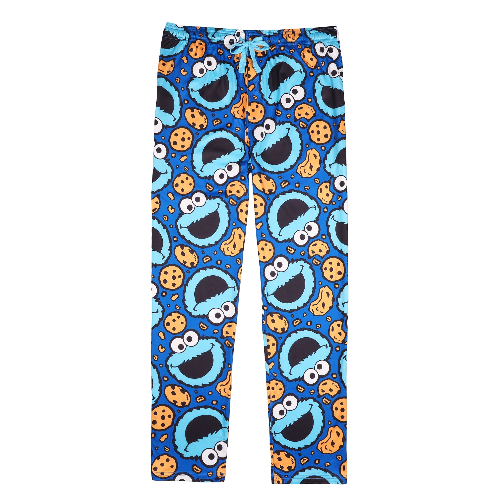 Sesame Street Cookie Monster AOP Mens Sleep Pajama Pants
