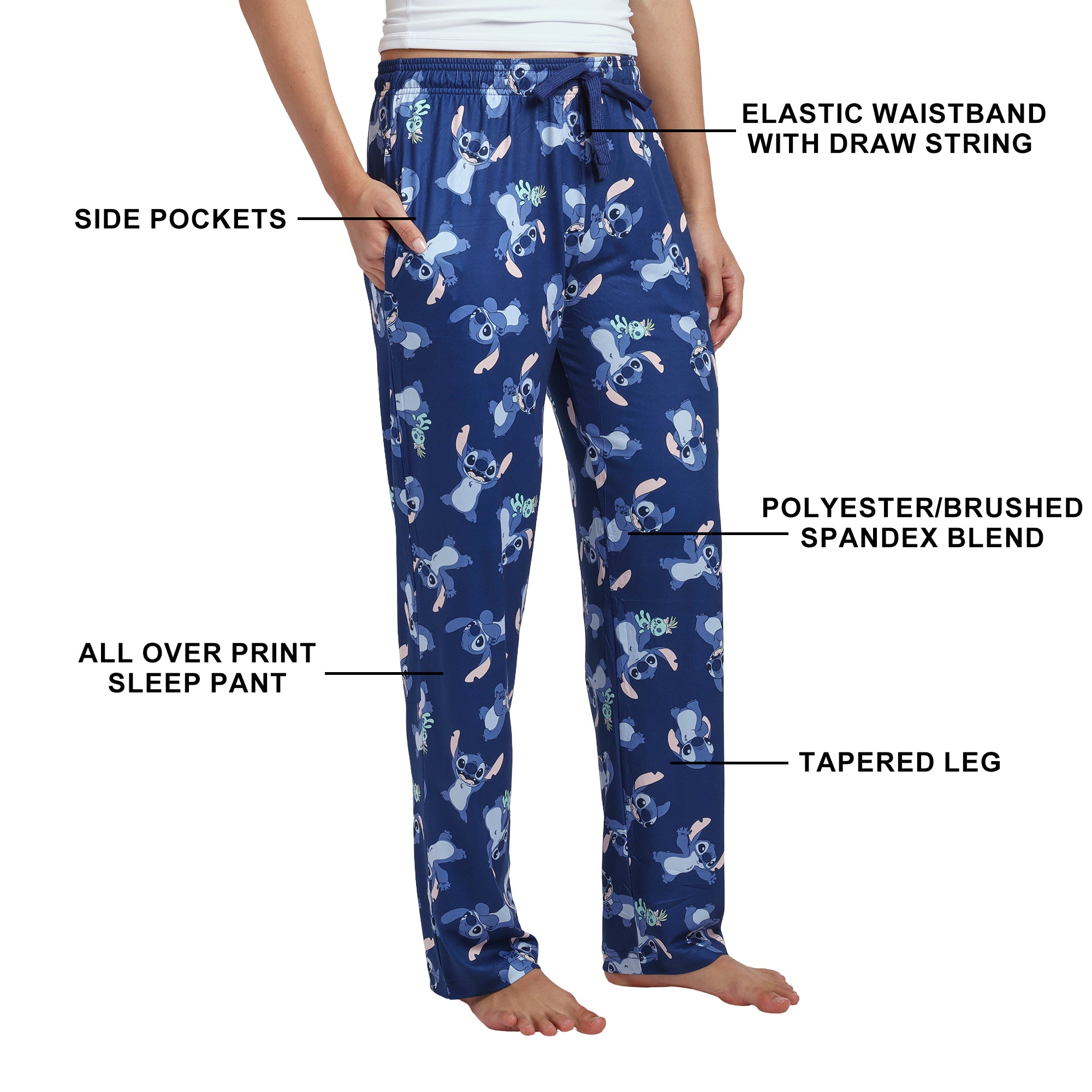 Disney's Lilo & Stitch All-Over Print Women's Sleep Pajama Pants