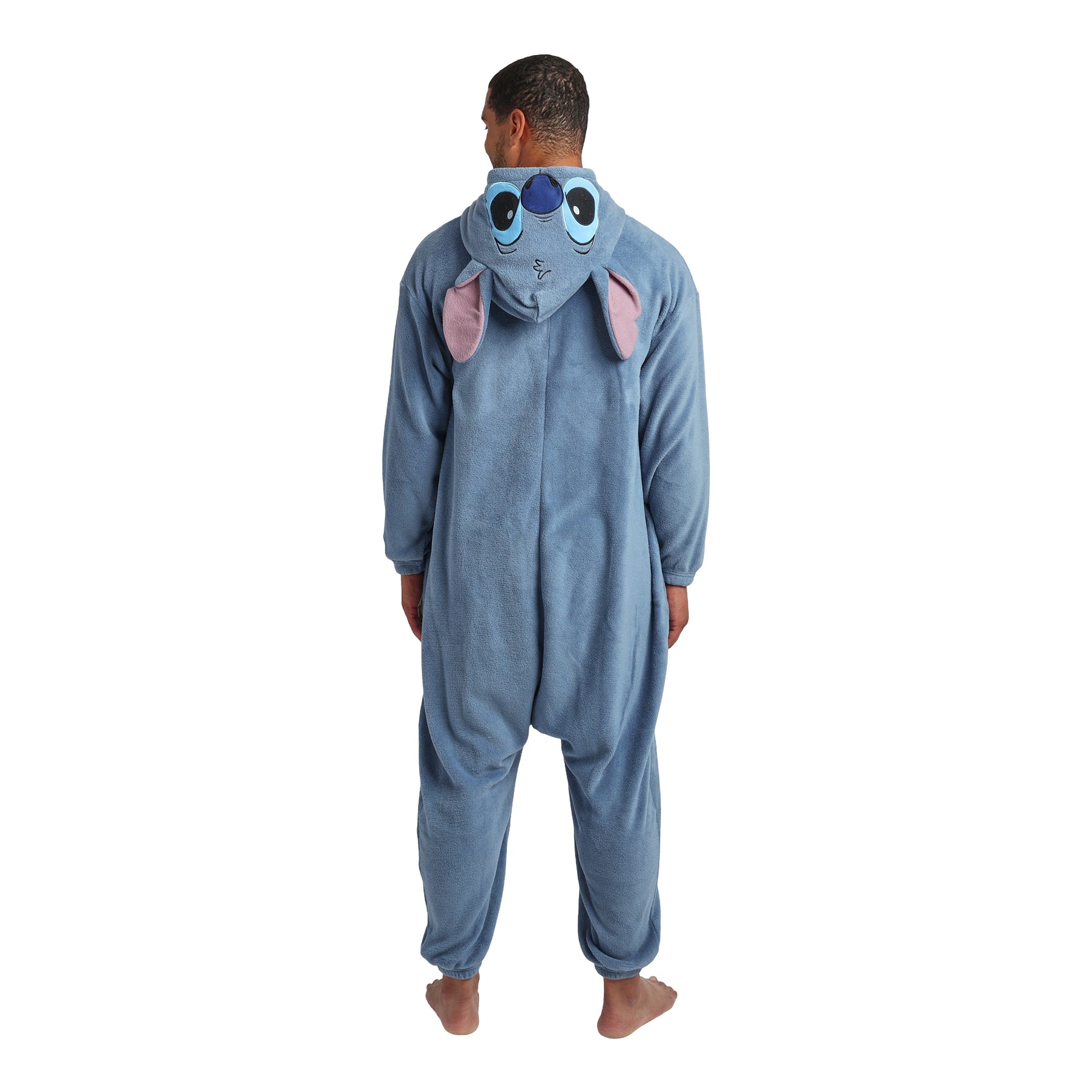 Lilo & Stitch Stitch Adult Long Sleeve Hooded Kigurumi Onesie Costume Cosplay Suit