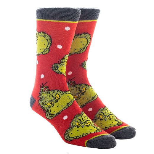 Picture of Dr. Seuss The Grinch 3 Pair of Crew Socks