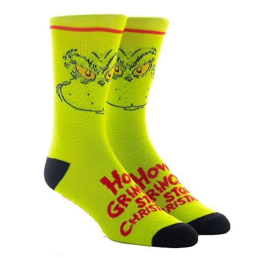 Picture of Dr. Seuss The Grinch 3 Pair of Crew Socks
