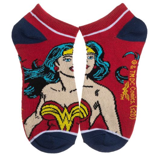 Picture of Wonder Woman 5 Pair Ankle Socks