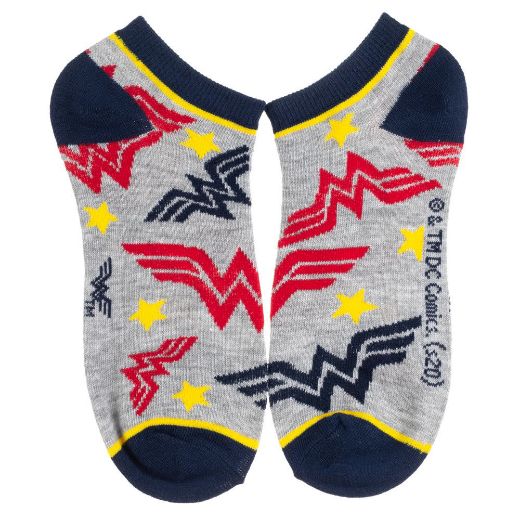 Picture of Wonder Woman 5 Pair Ankle Socks